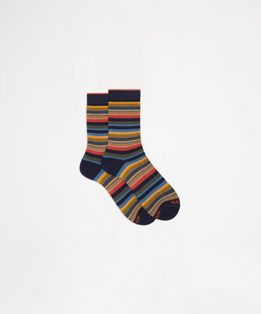 GALLO Short Striped Socks