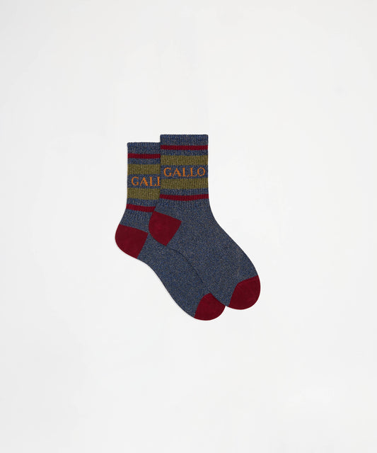GALLO Short Socks with Shimmer Effect