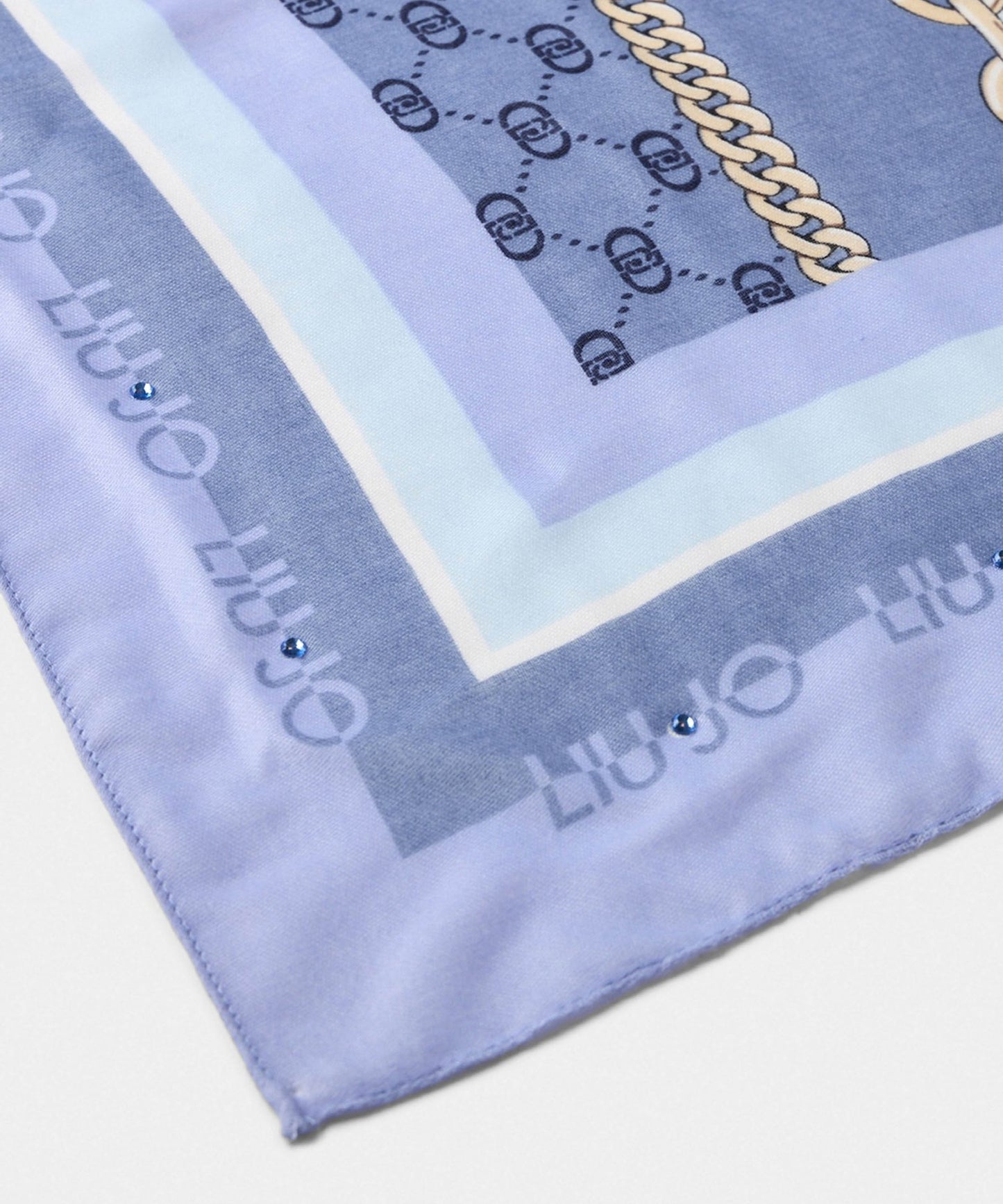 LIUJO SOFT Monogram-Print Scarf