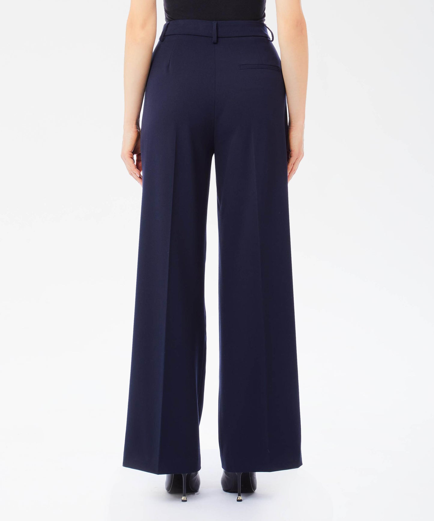 LIUJO BLACK Asparago Palazzo trousers