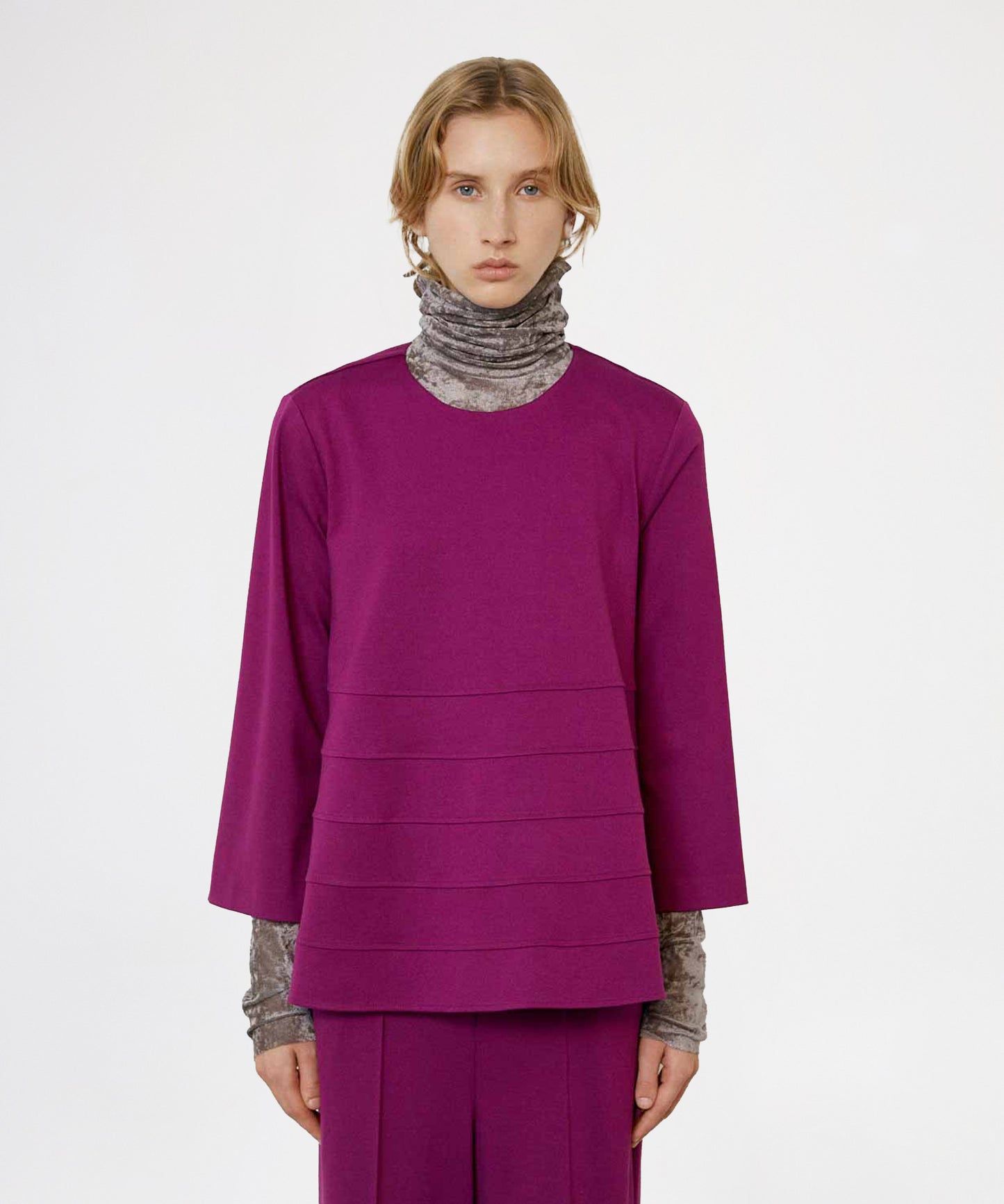 MEIMEI Flared Blouse