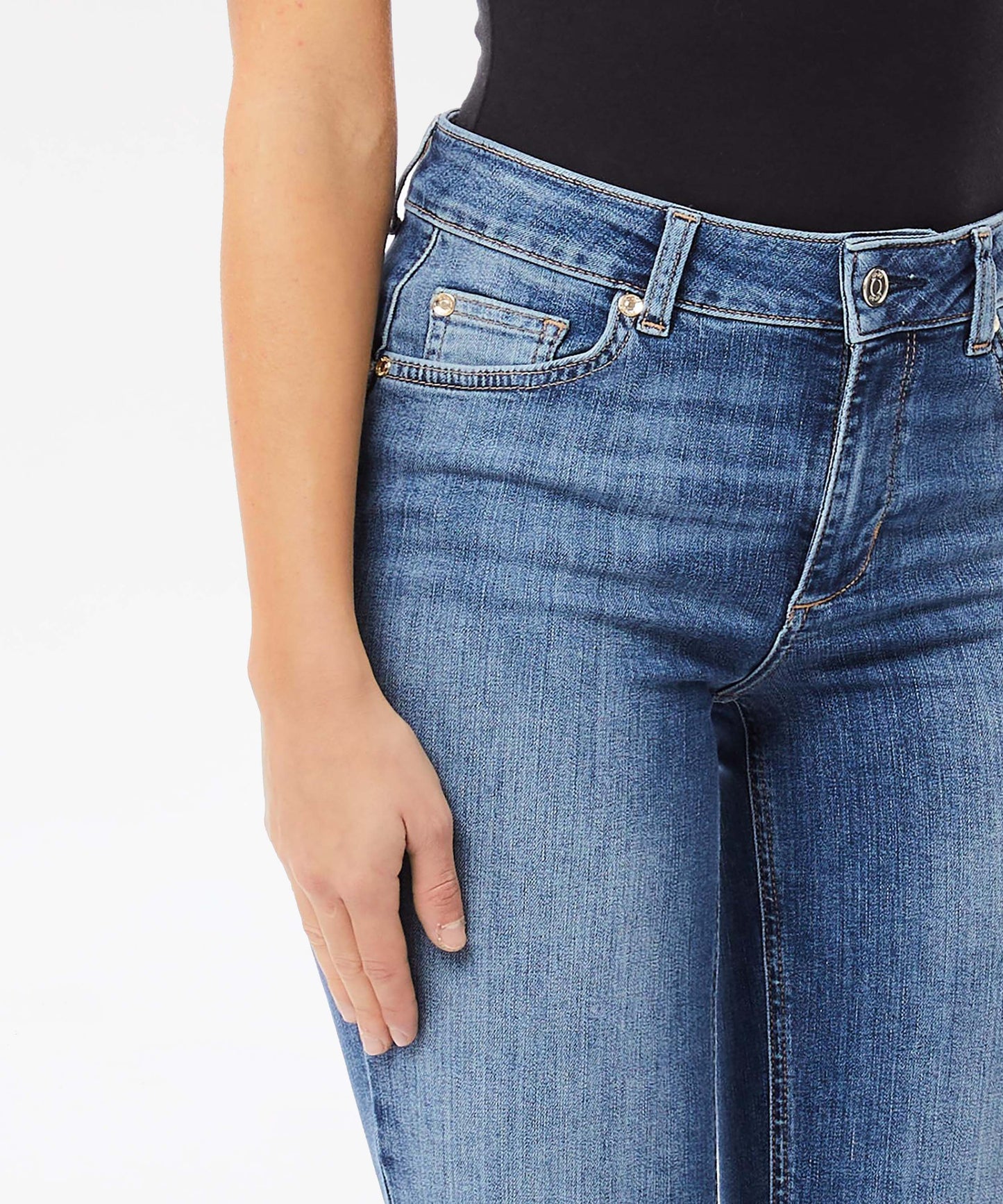 LIUJO denim High-Rise Skinny Jeans