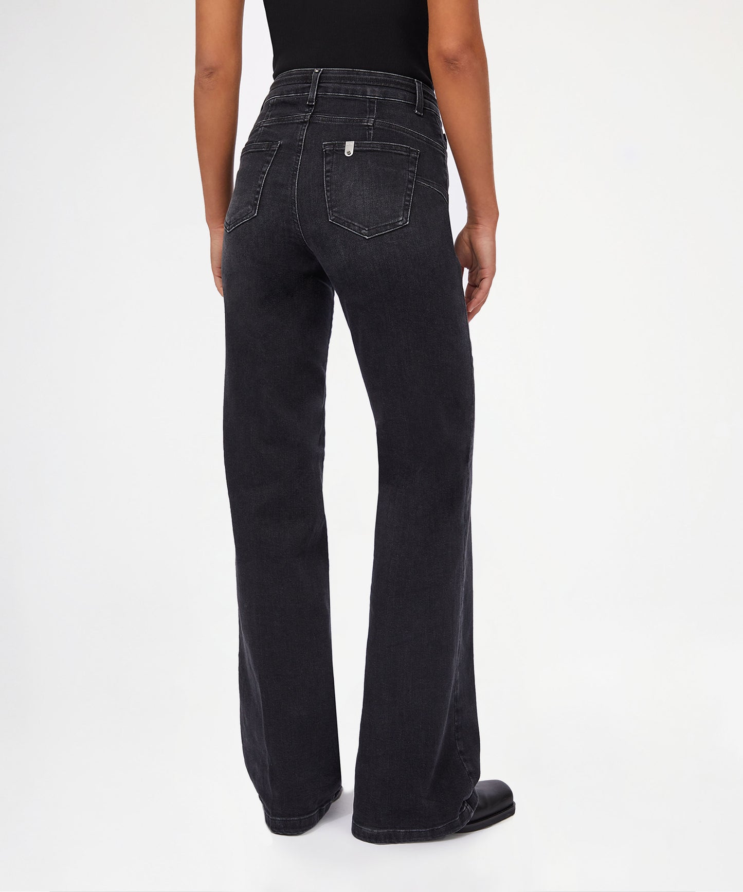 LIUJO denim Bubble Flare Jeans
