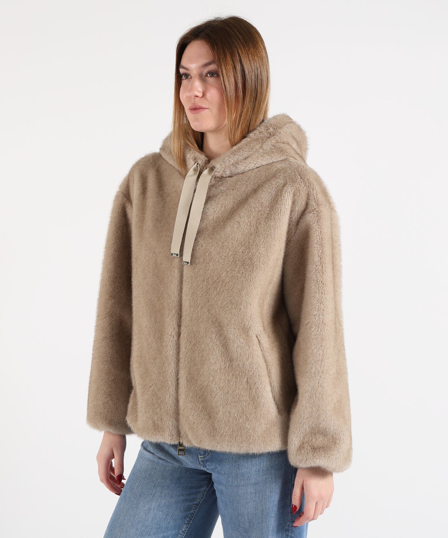 HERNO Bomber pelliccia sintetica