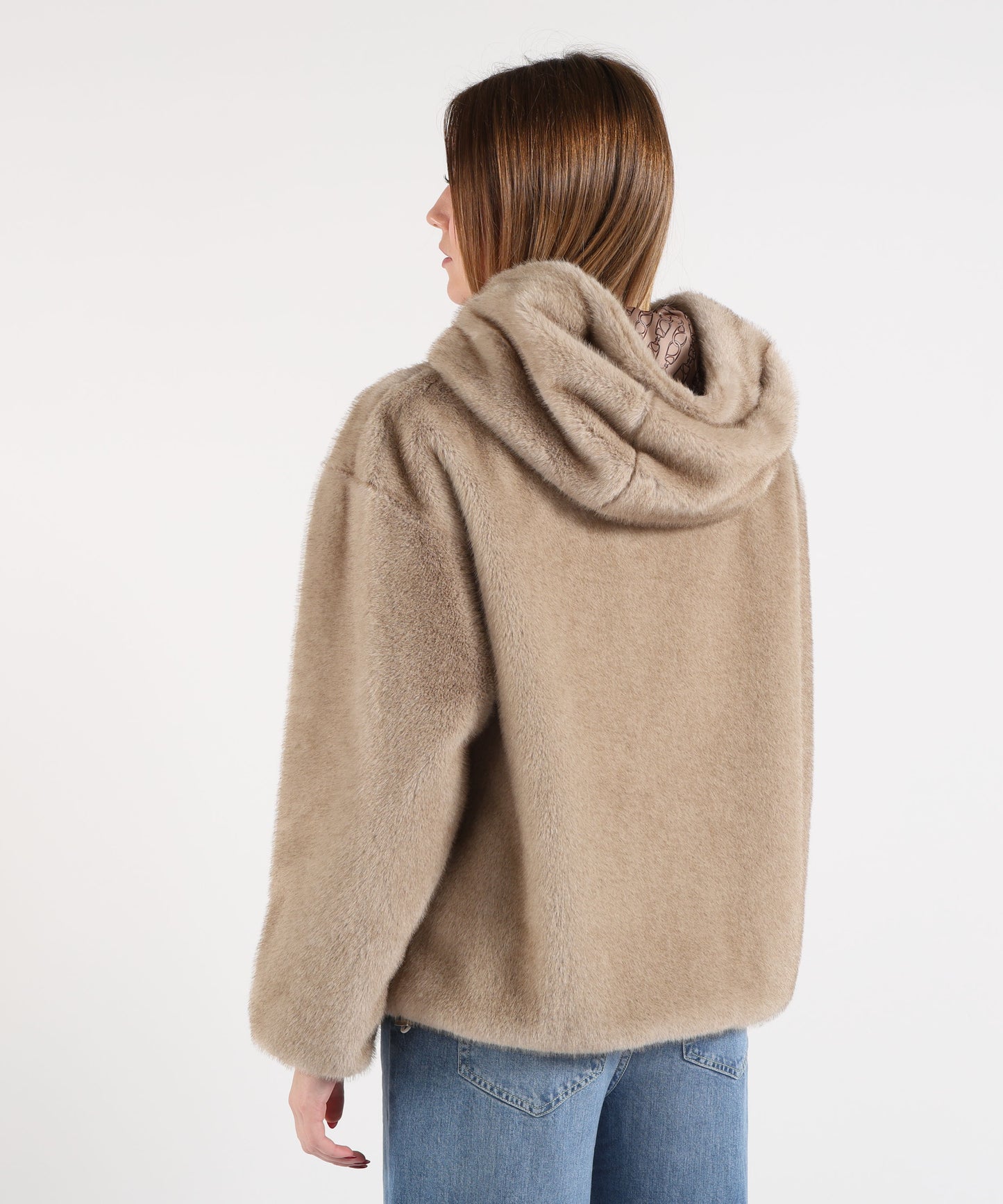 HERNO Bomber pelliccia sintetica