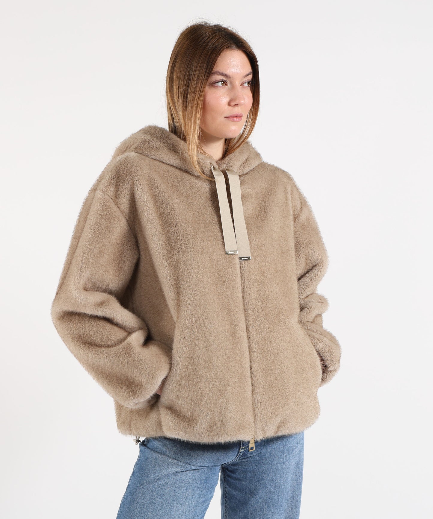 HERNO Bomber pelliccia sintetica