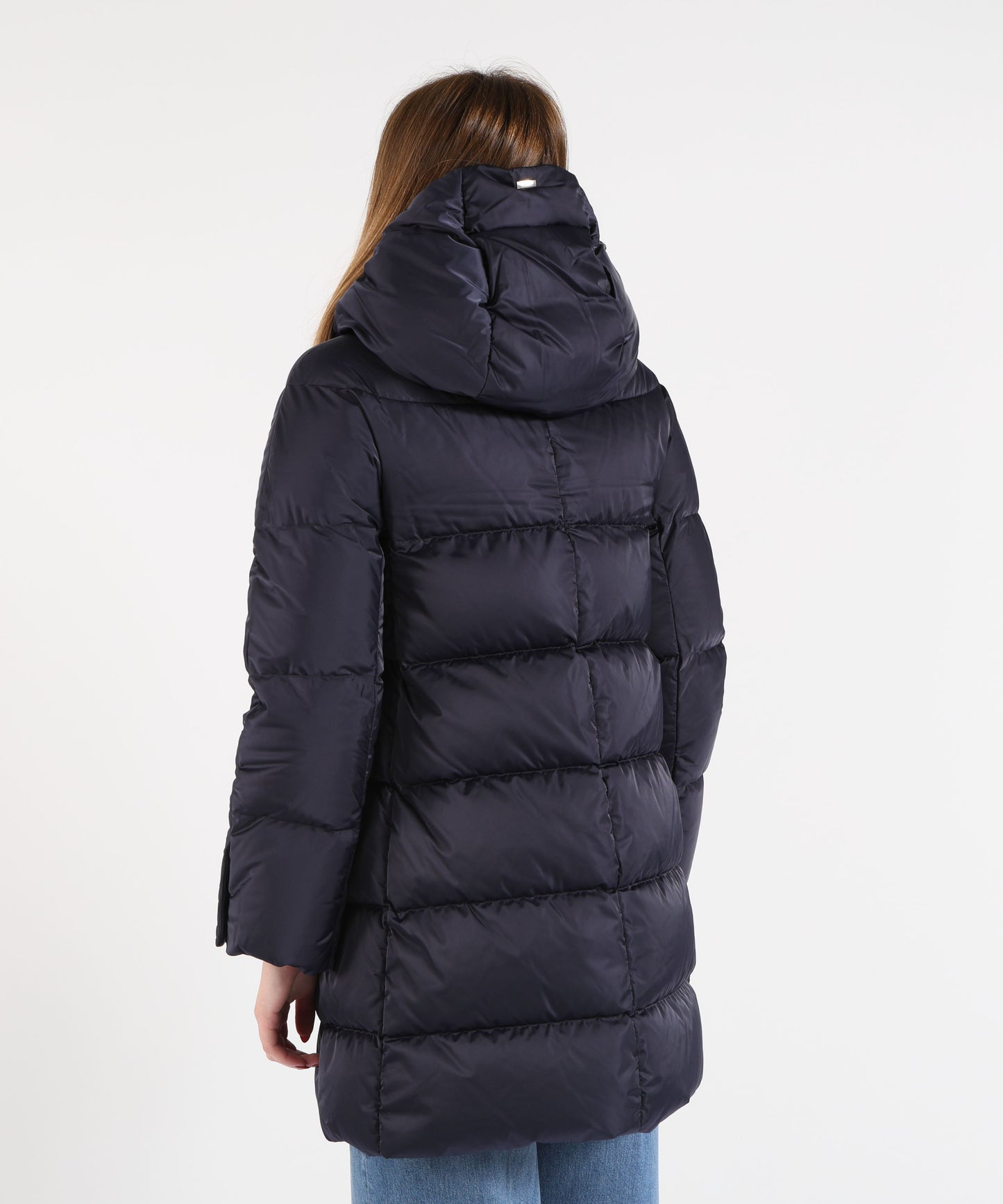 HERNO A-Shape Jacket in Satin