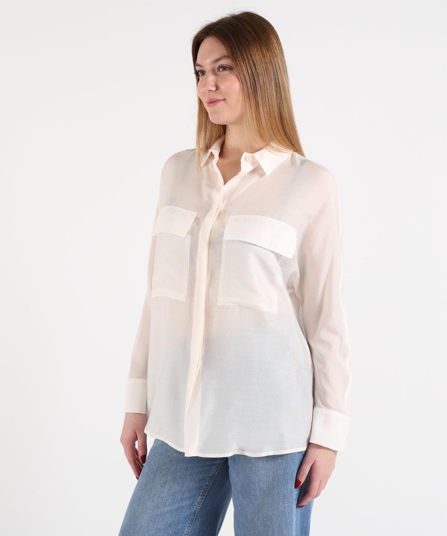 SEMICOUTURE Women’s Tailored Shirt in Premium Fabrics