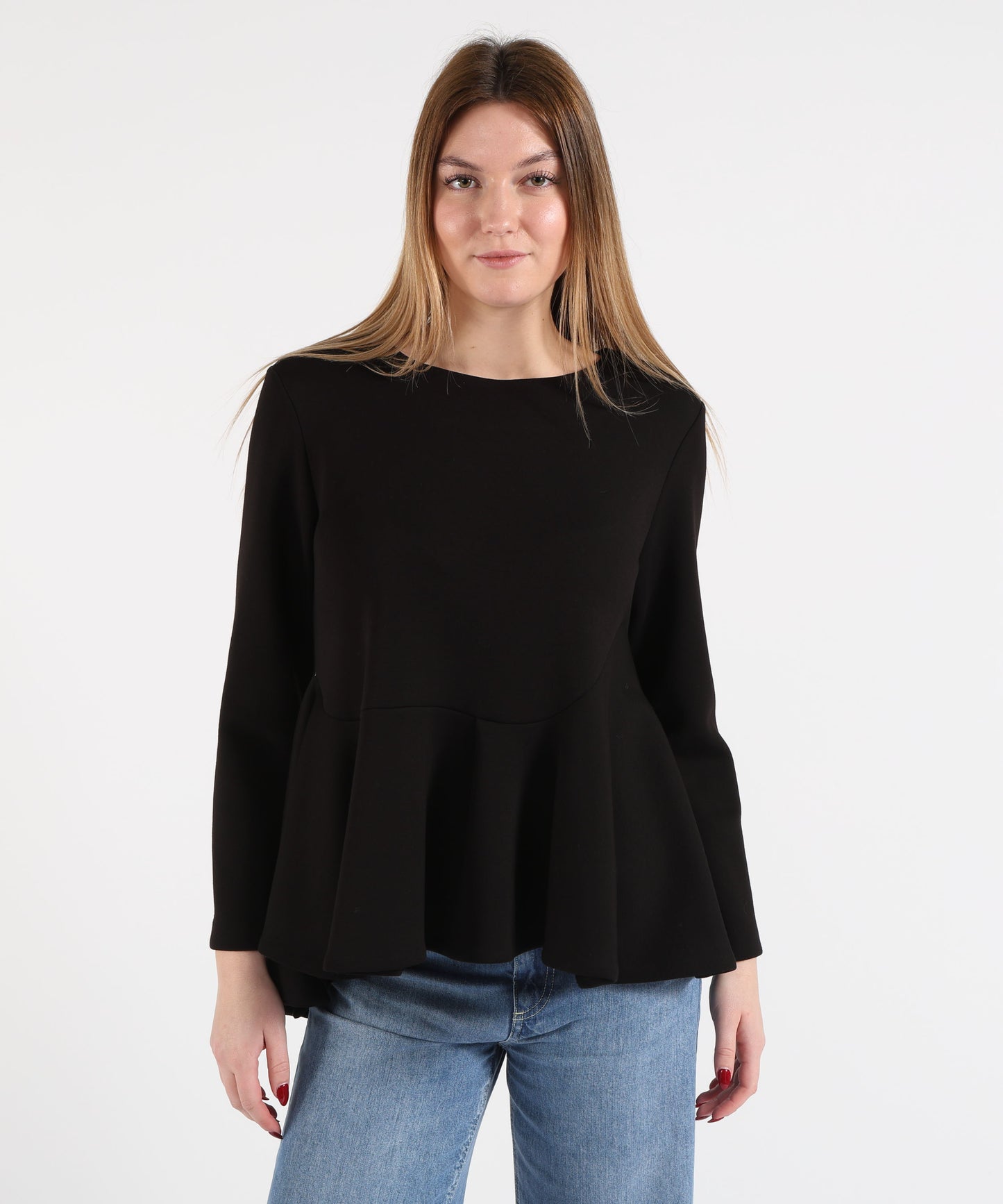 MEIMEI Round Neck Blouse