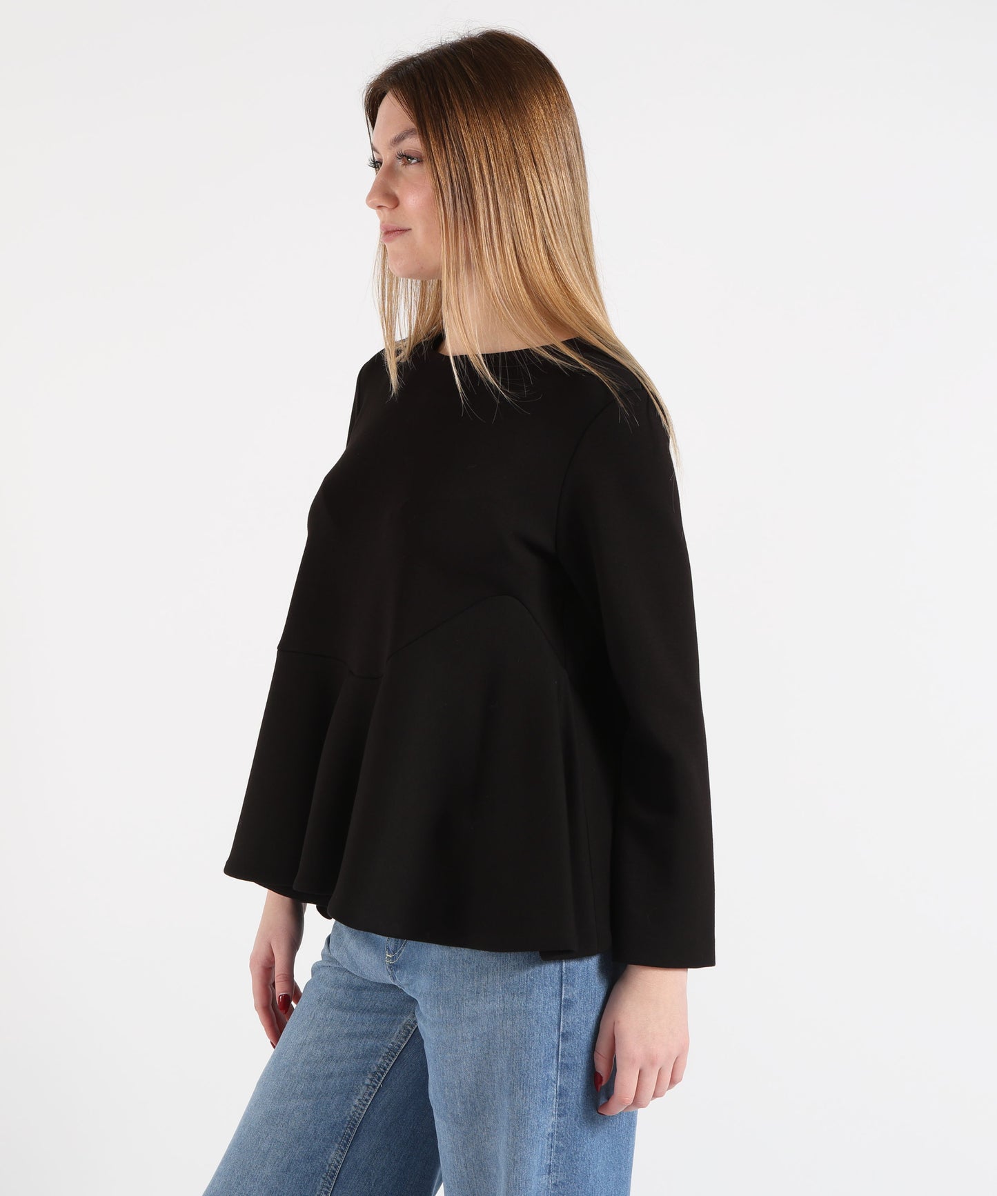 MEIMEI Round Neck Blouse