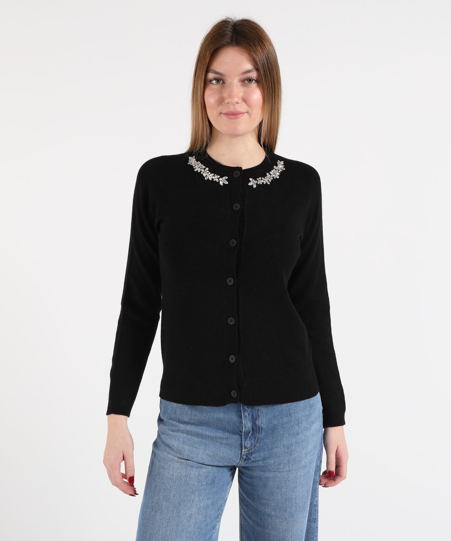 KAOS Cardigan con pietre