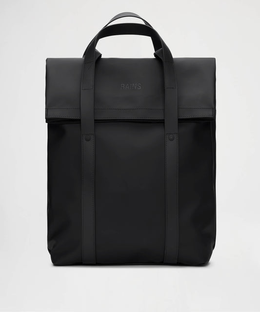 RAINS Zaino Uomo/Donna Rains Impermeabile con Chiusura Fold-Top