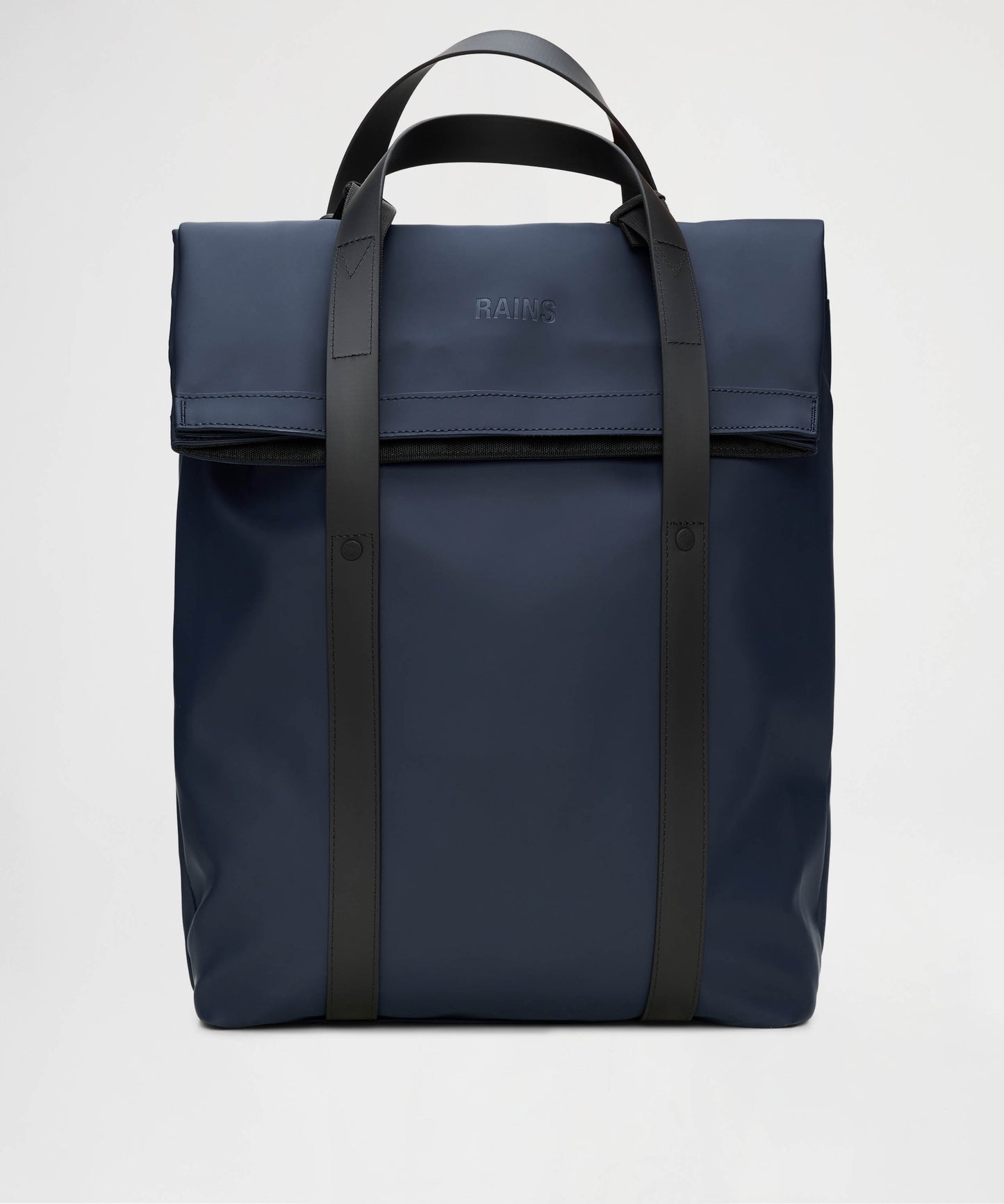 RAINS Zaino Uomo/Donna Rains Impermeabile con Chiusura Fold-Top