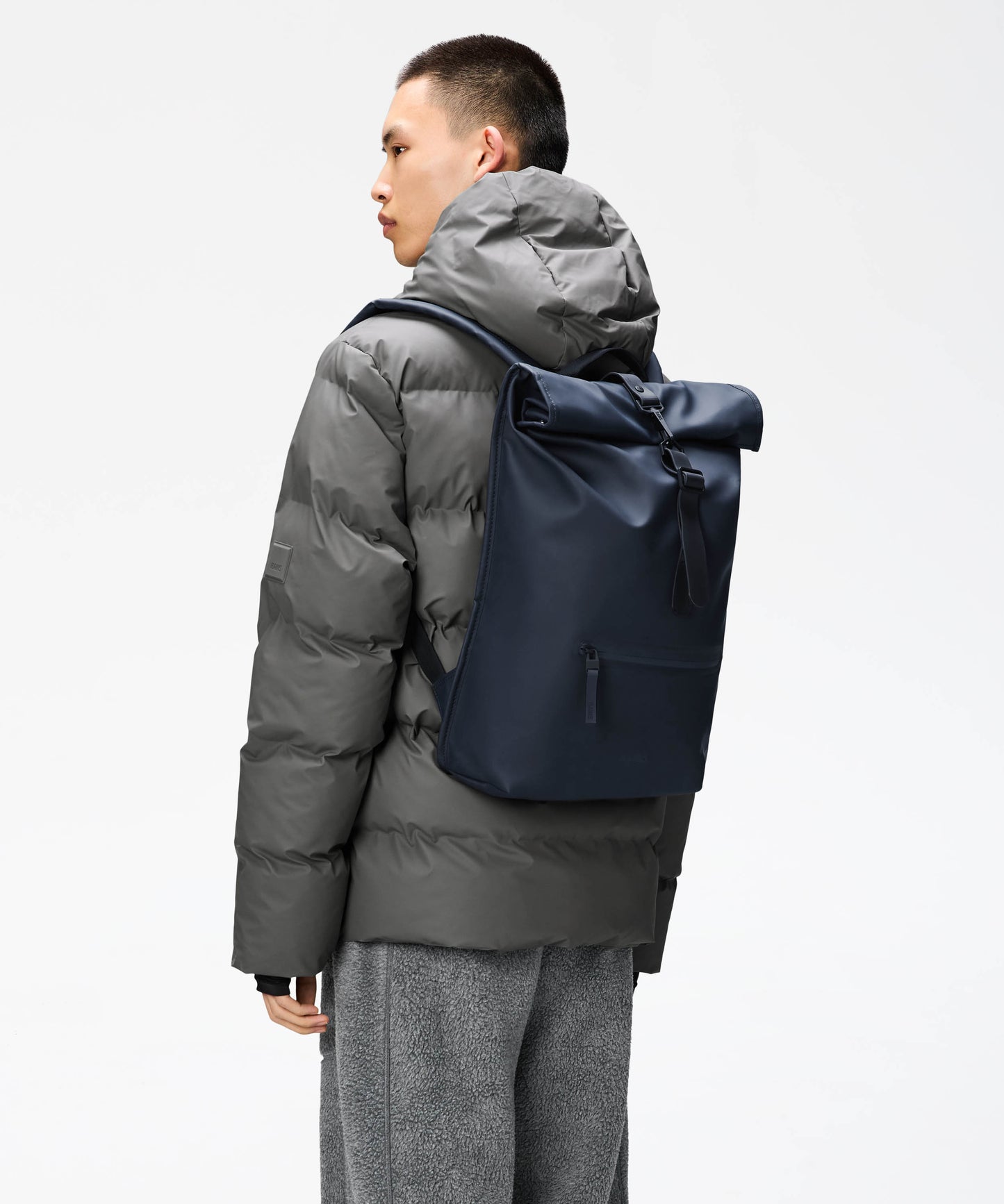 RAINS Zaino roll top rucksack w3