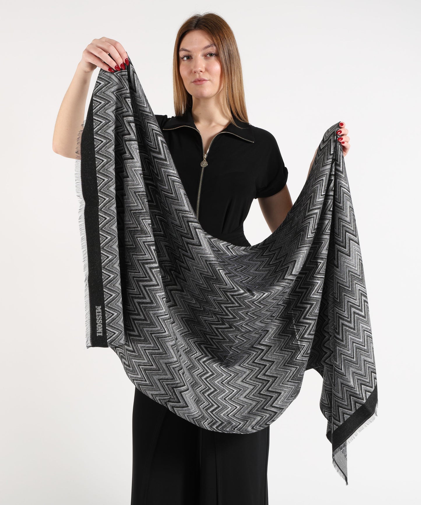 MISSONI Stola Donna Fantasia Geometrica