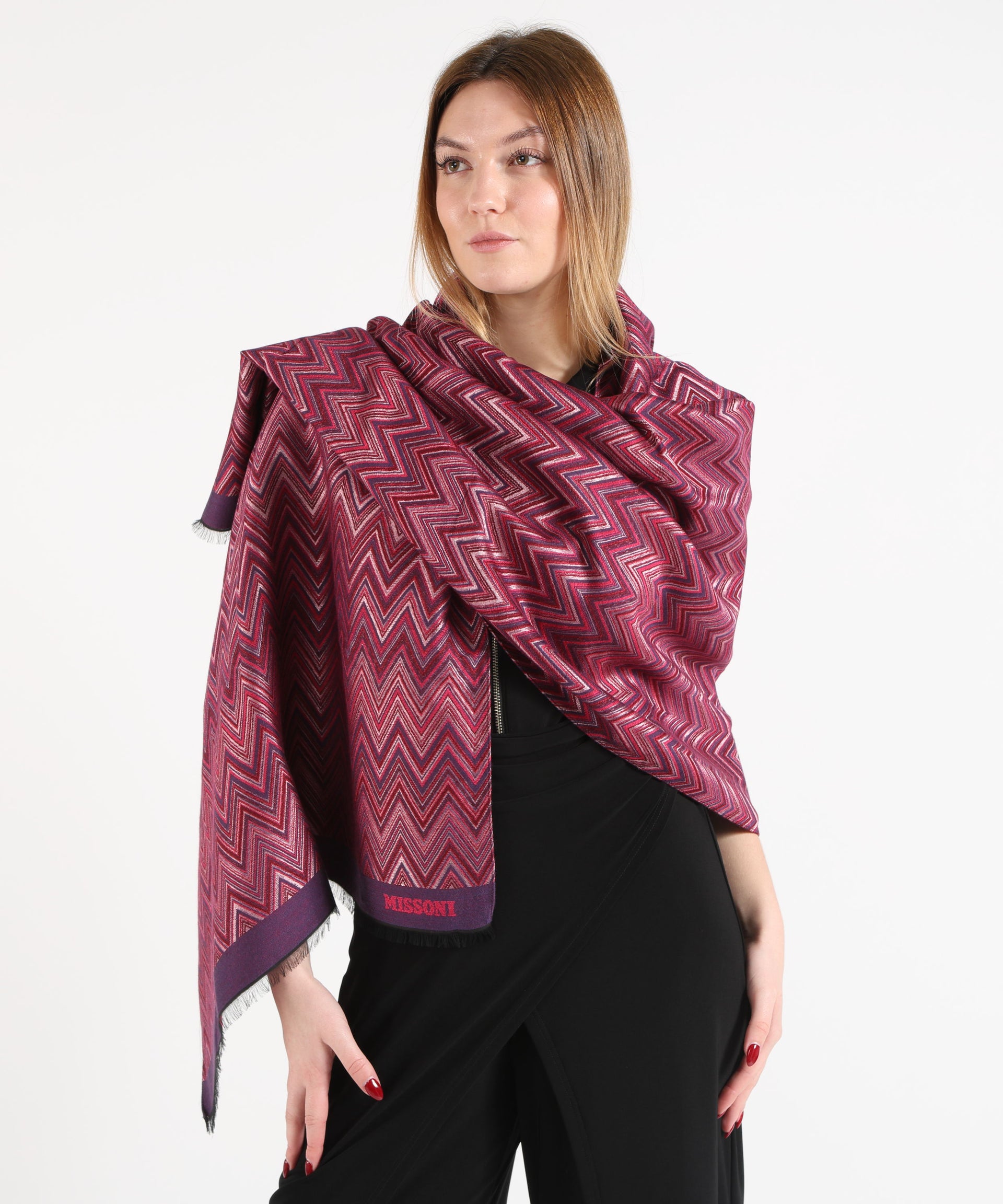 MISSONI Stola Donna Fantasia Geometrica