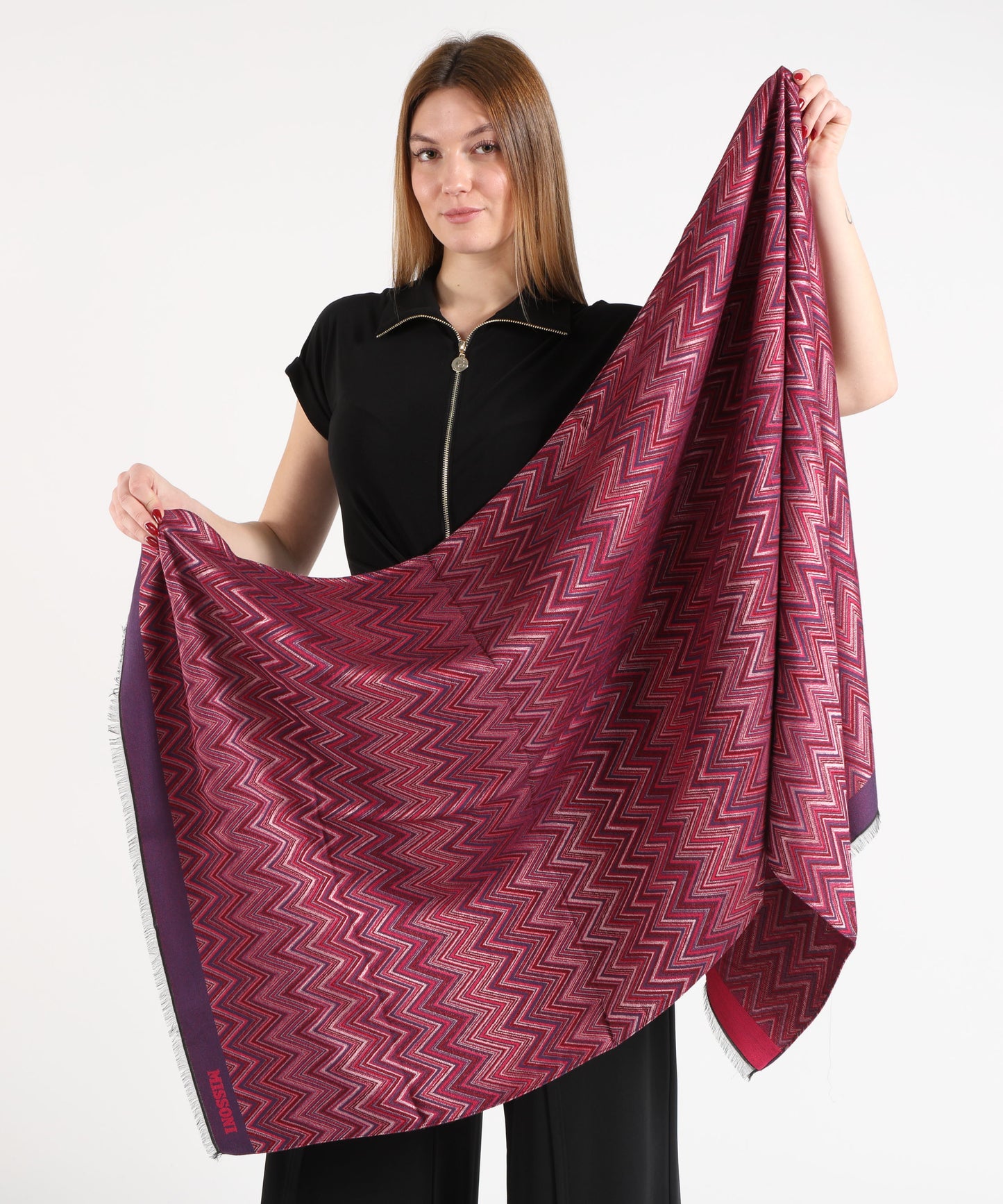 MISSONI Stola Donna Fantasia Geometrica