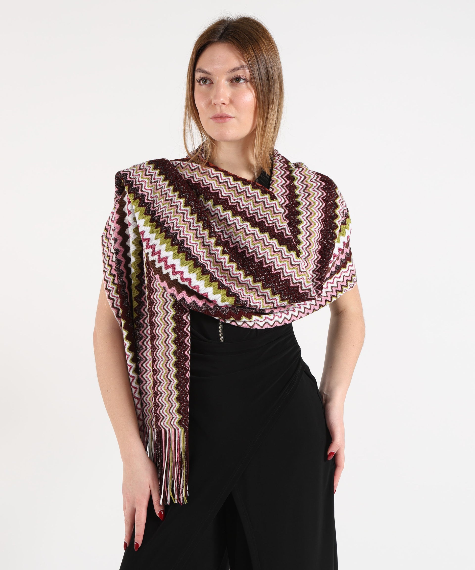 MISSONI Sciarpa Donna Fantasia Geometrica