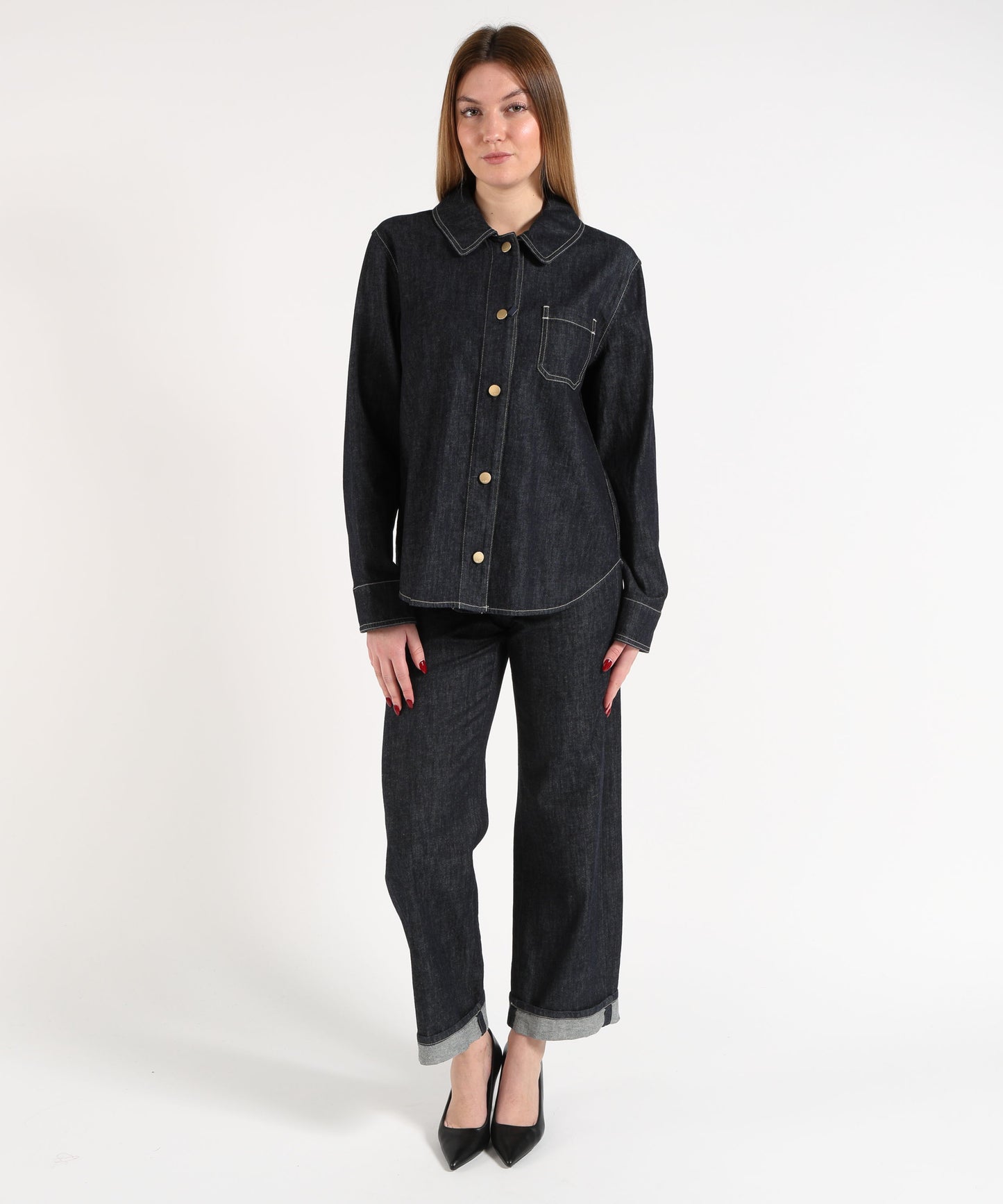 'S MAX MARA Casacca denim enfasi