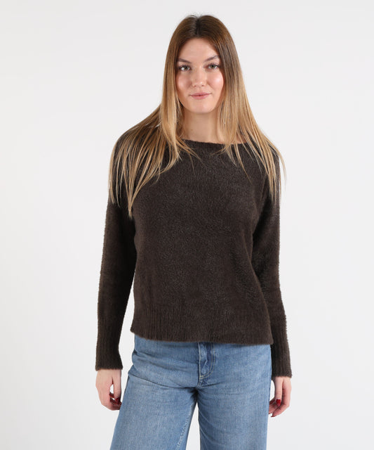 KAOS maglia effetto peluche