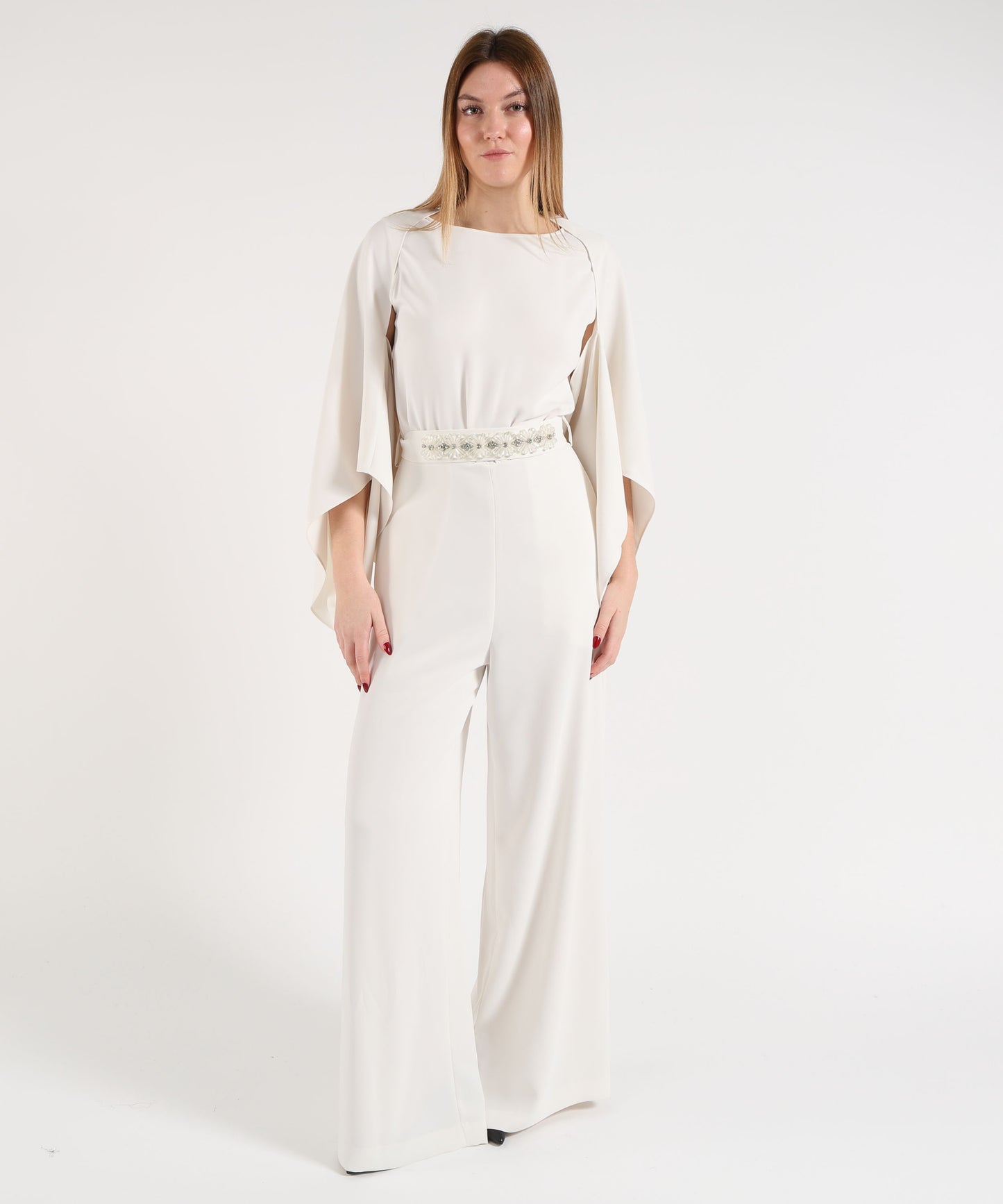 P.A.R.O.S.H. Blusa Donna Effetto Velato con Top Integrato e Cintura