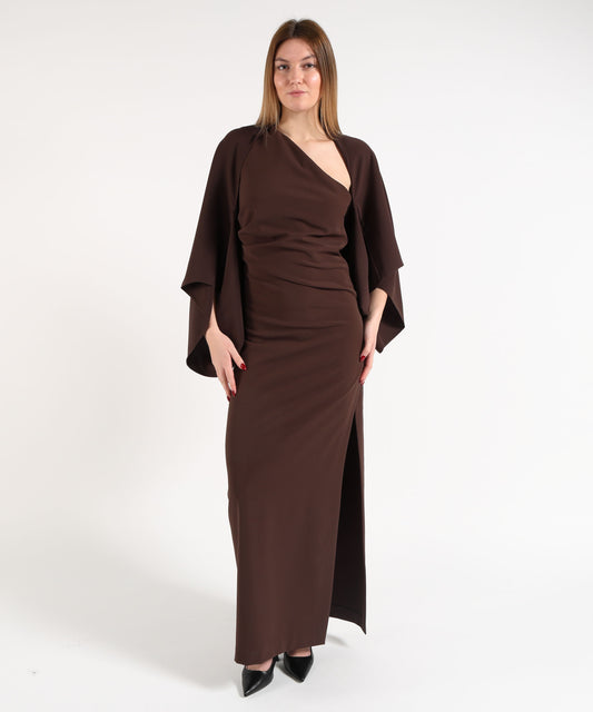 P.A.R.O.S.H. Stola Ampia con Maniche Integrate