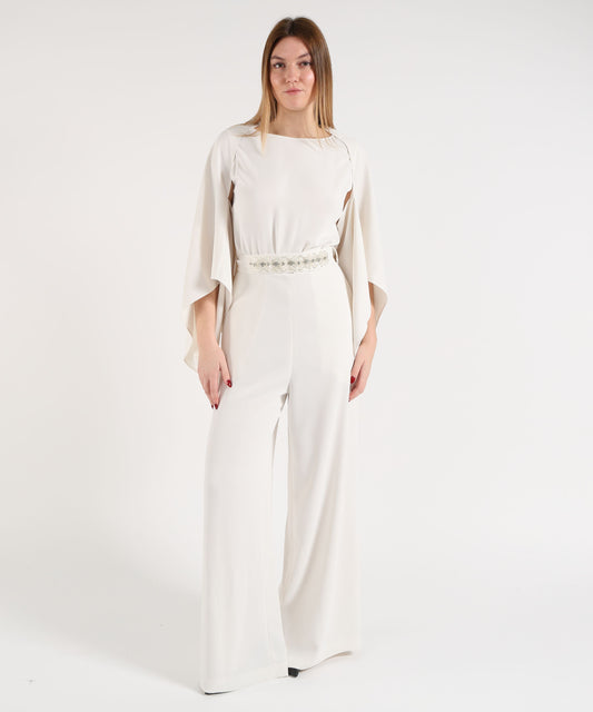 P.A.R.O.S.H. Stola Ampia con Maniche Integrate