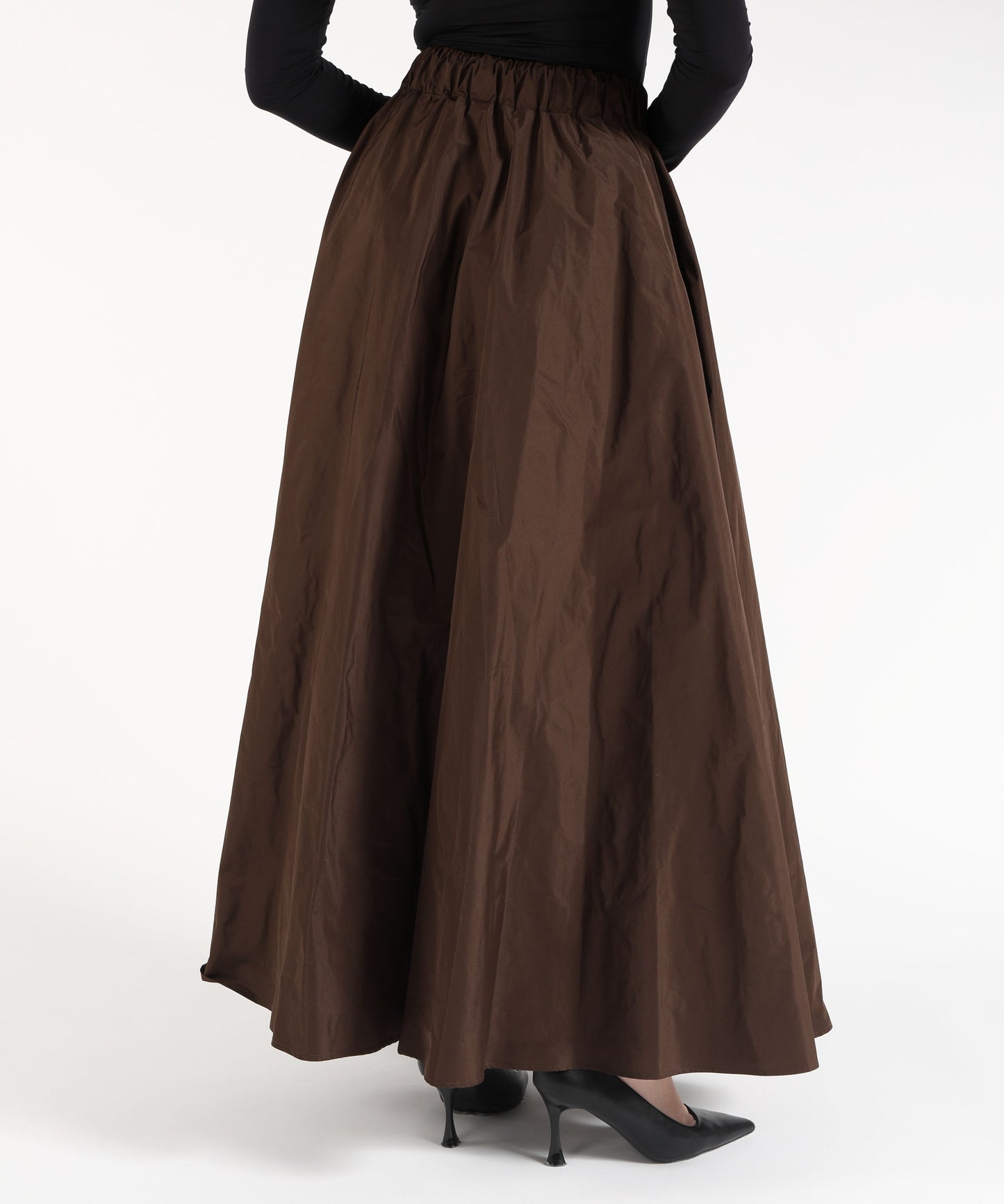 P.A.R.O.S.H. Gonnellone Donna Ampio con Elastico in Vita e Tasche Laterali