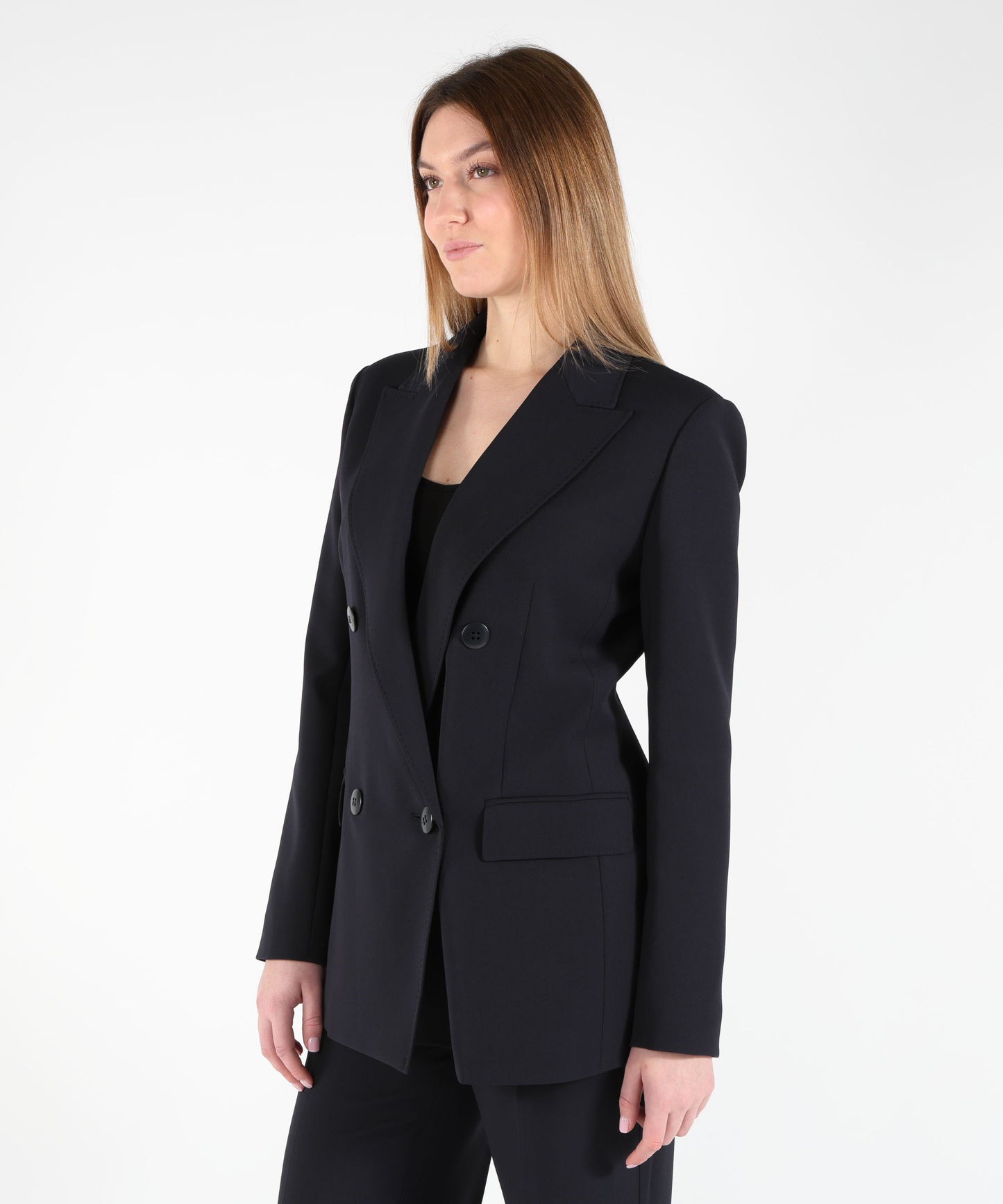 MAX MARA studio Double-breasted blazer with lapel