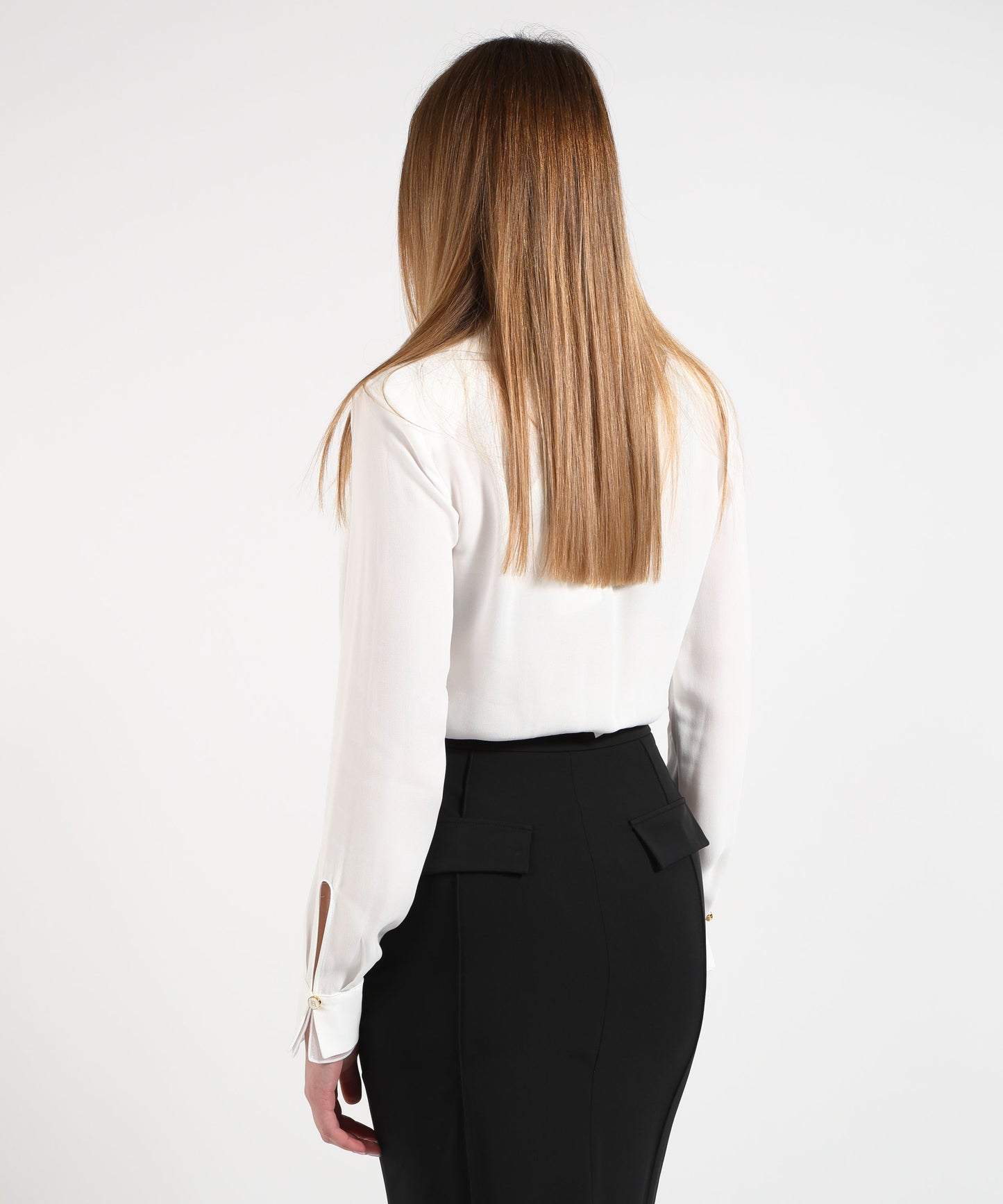 ELISABETTA FRANCHI Viscose Georgette Bodysuit