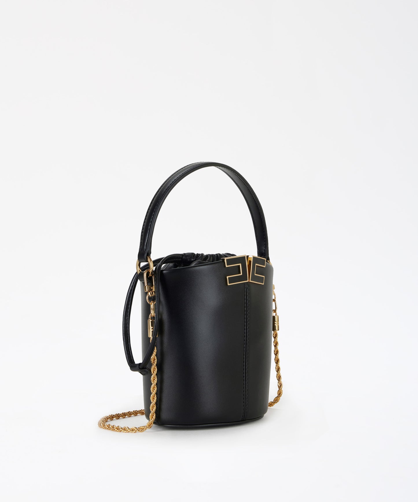 ELISABETTA FRANCHI Borsa a secchiello con dettaglio logo