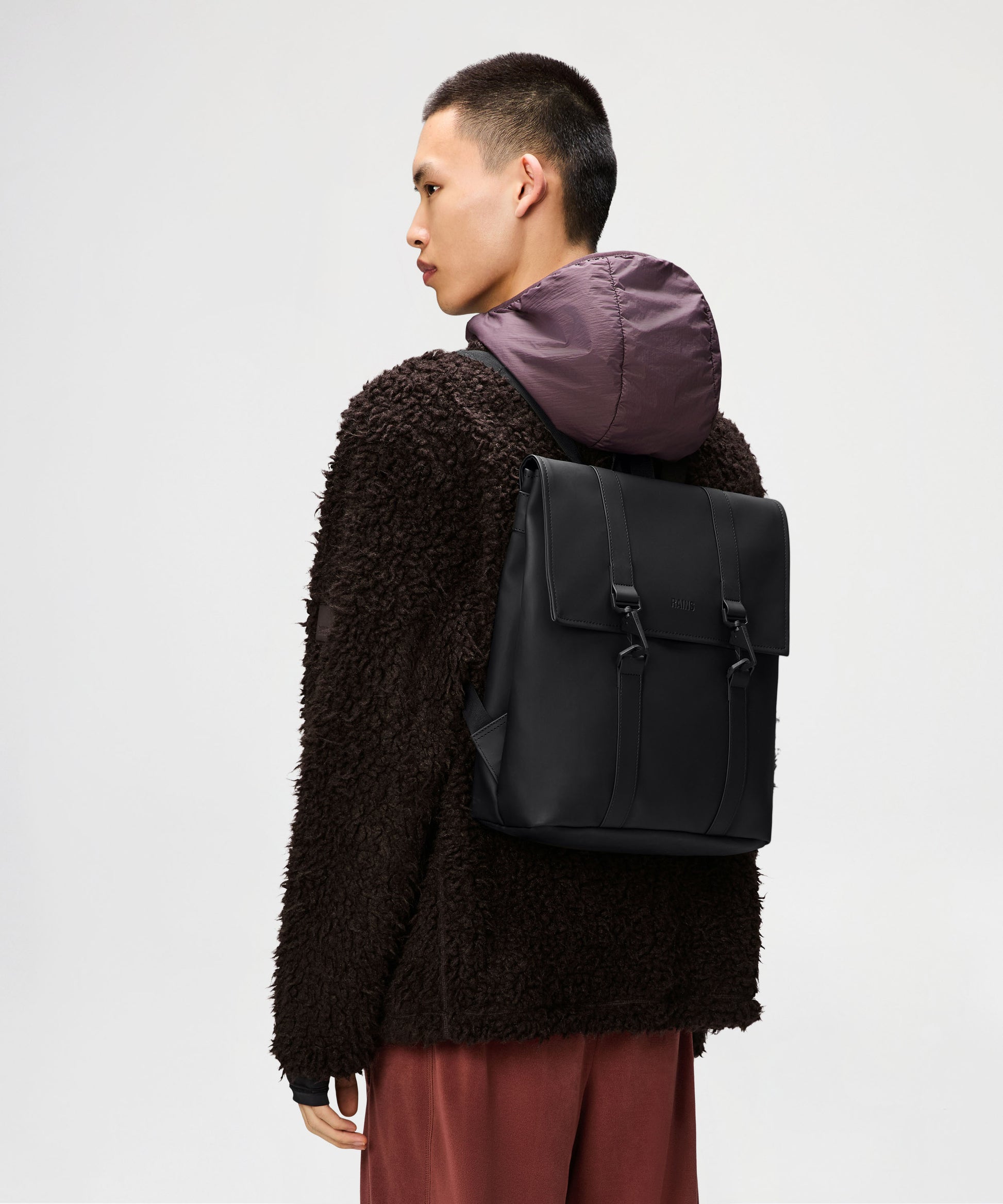 Bags RAINS Art MSN Mini Backpack Nero | RAINS