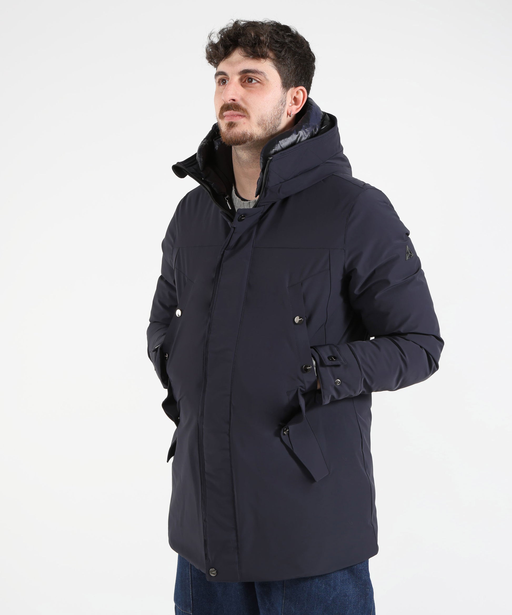 Parkas HESKIMO coat with hood Blu | HESKIMO