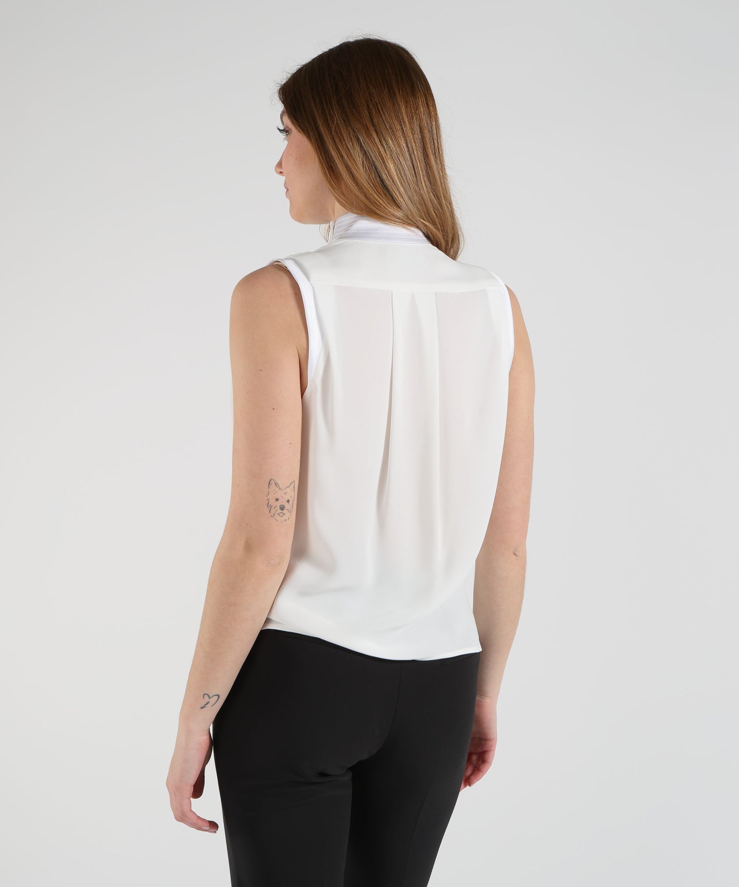 ELISABETTA FRANCHI Viscose Georgette Top