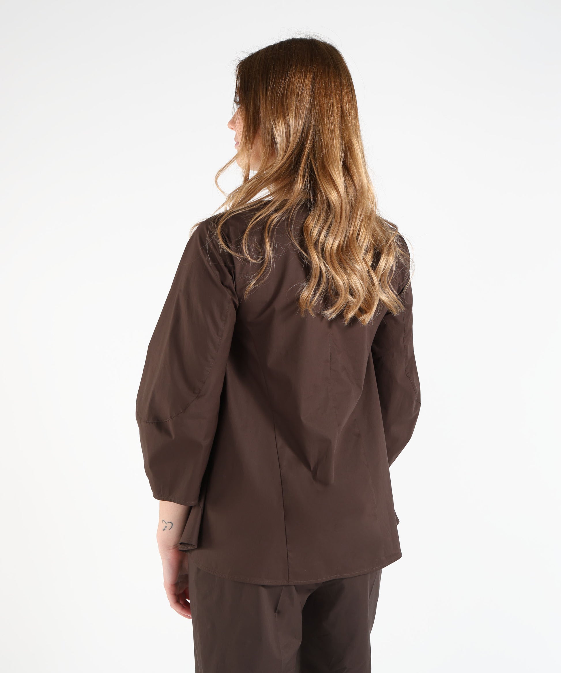 Bluse MEIMEI Blusa svasata Marrone | MEIMEI