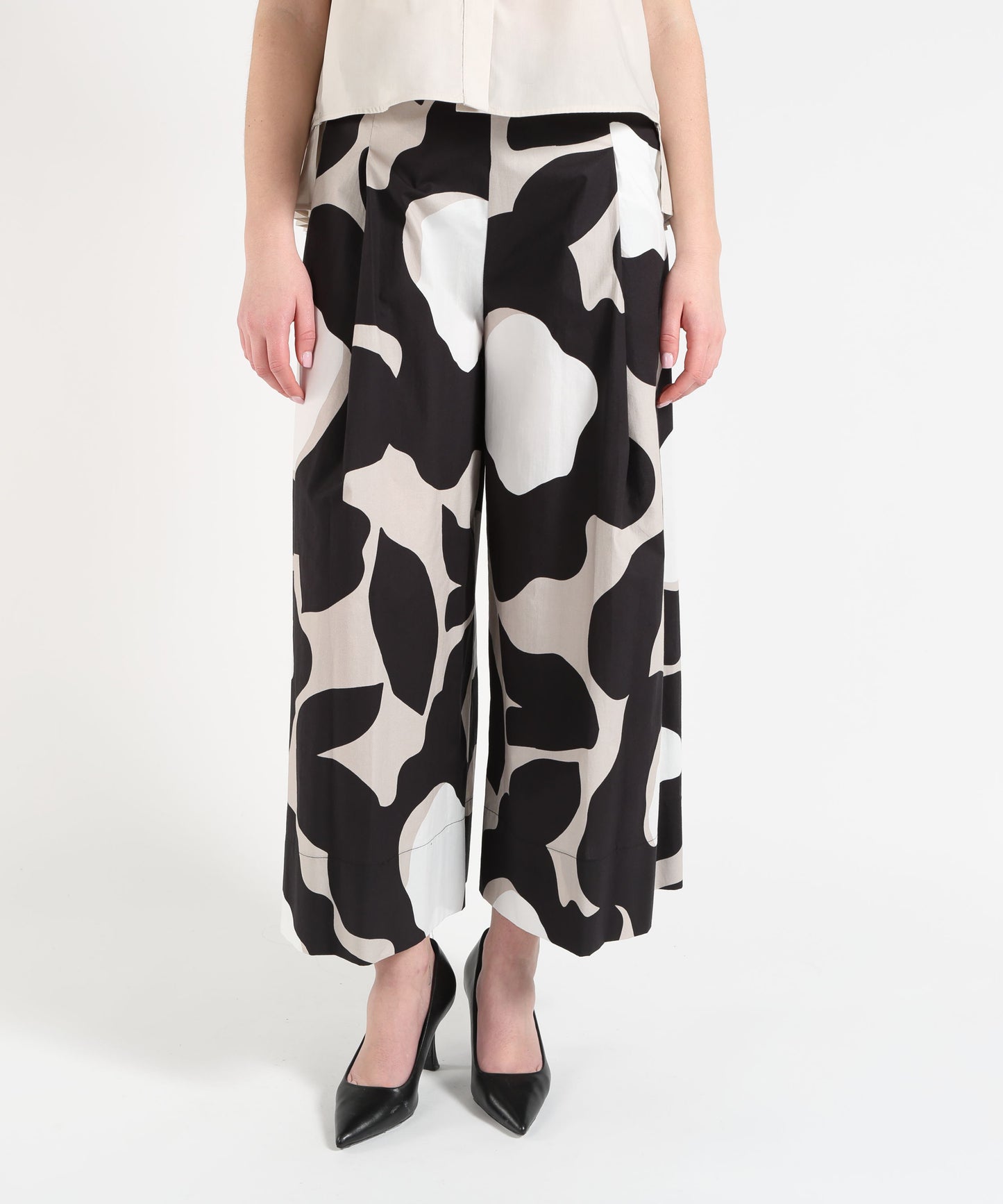MEIMEI Pantalone largo fantasia