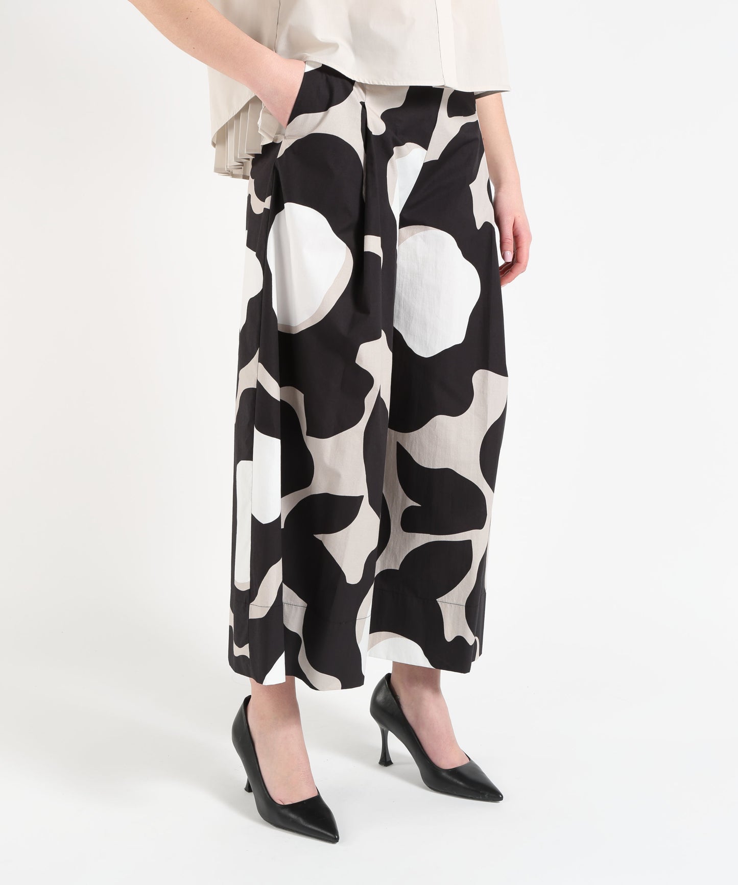 MEIMEI Pantalone largo fantasia