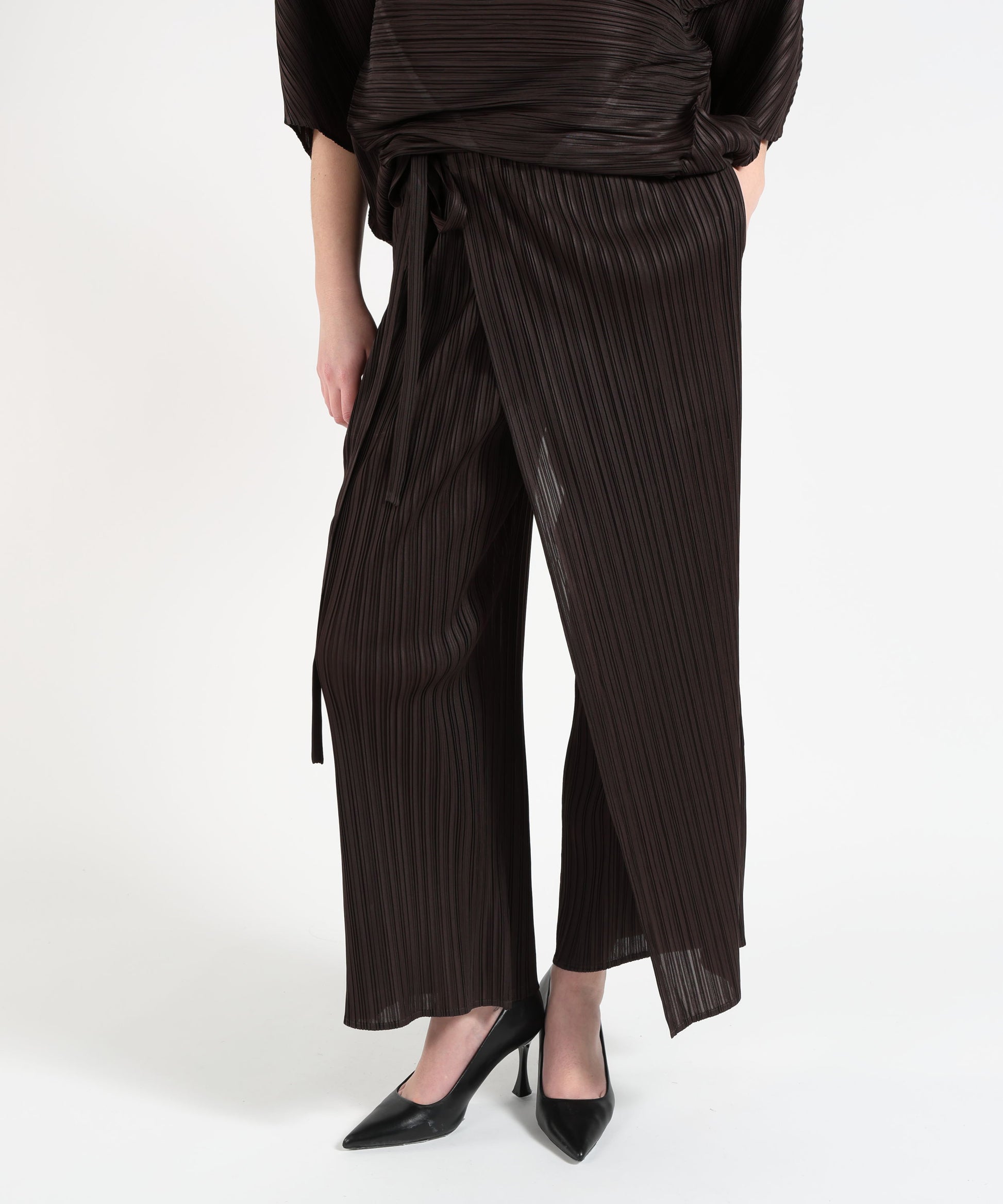 Pantaloni MEIMEI Pantalone plissettato Marrone | MEIMEI