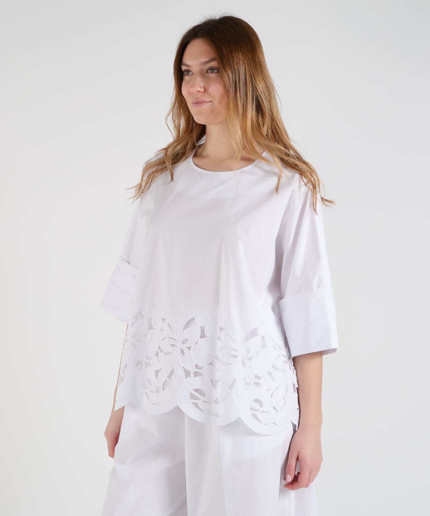 MEIMEI Blusa con ricamo