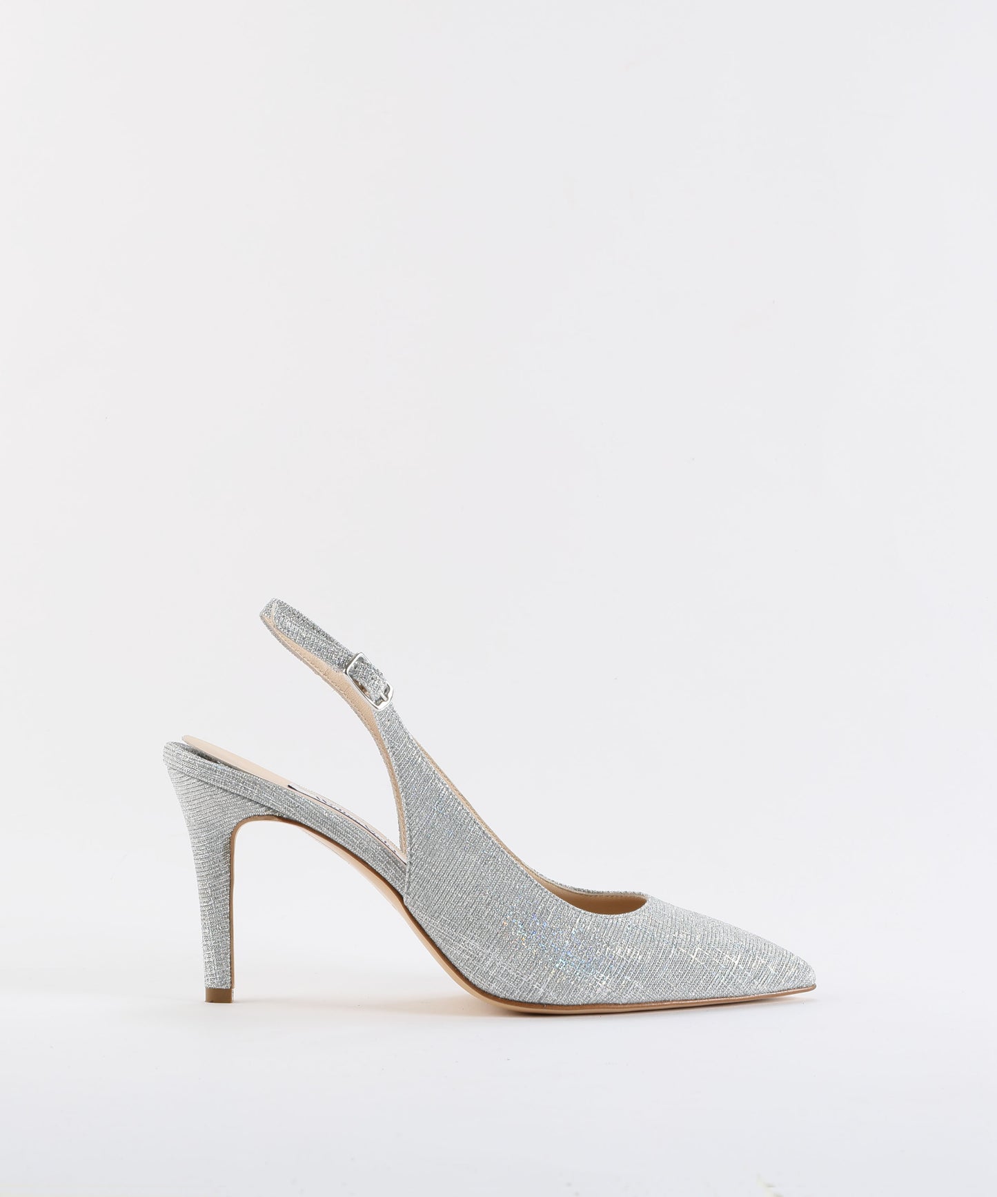 WALTER VIOLET Chanel-style shoes in metallic leather