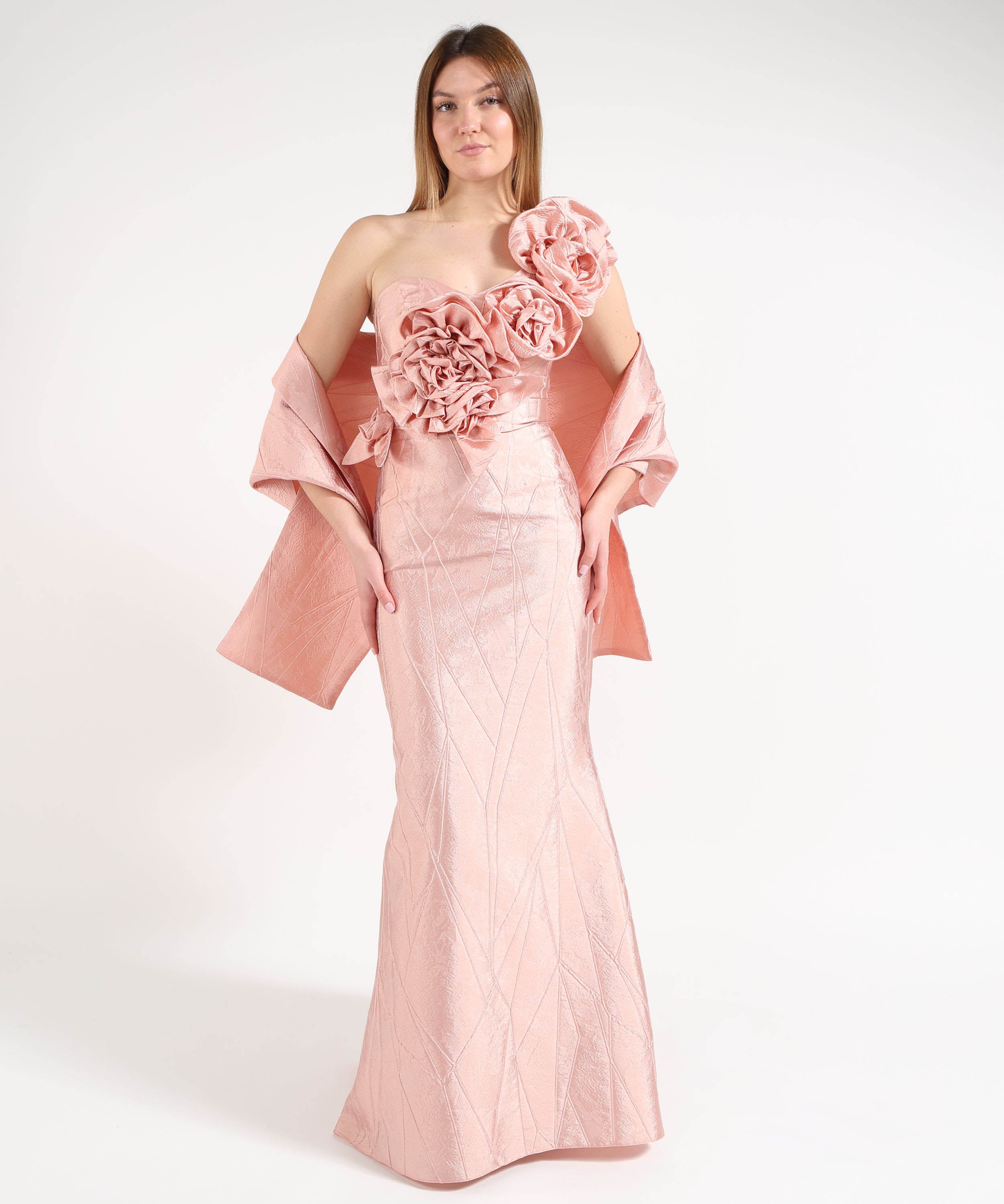 Dresses & Suits SONIA PENA One-shoulder dress Rosa | SONIA PENA