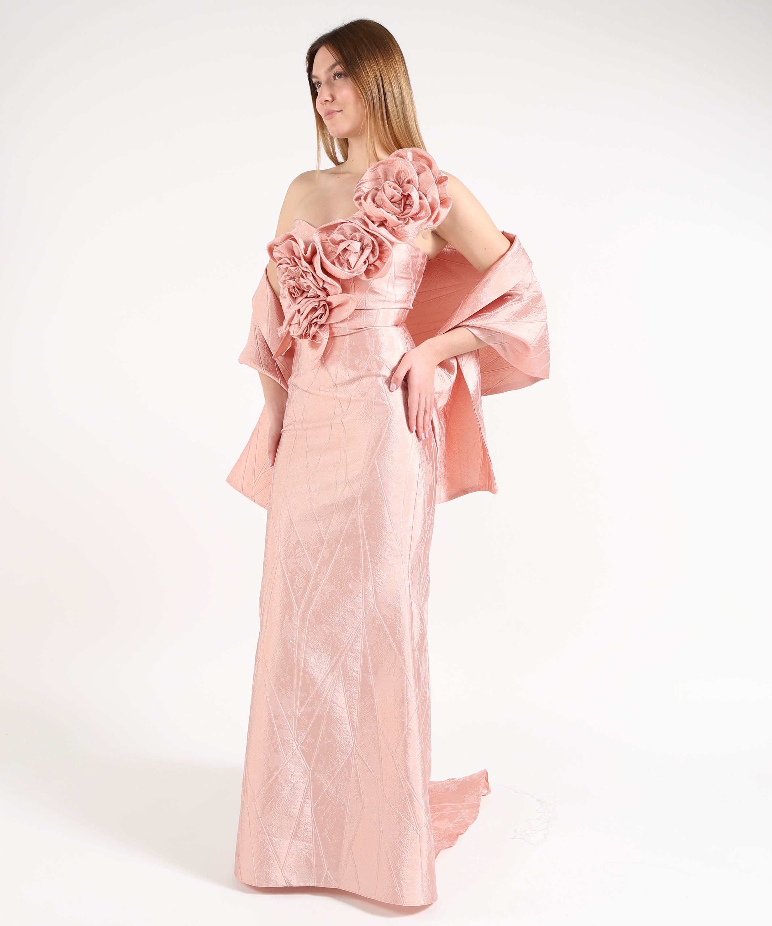Dresses & Suits SONIA PENA One-shoulder dress Rosa | SONIA PENA