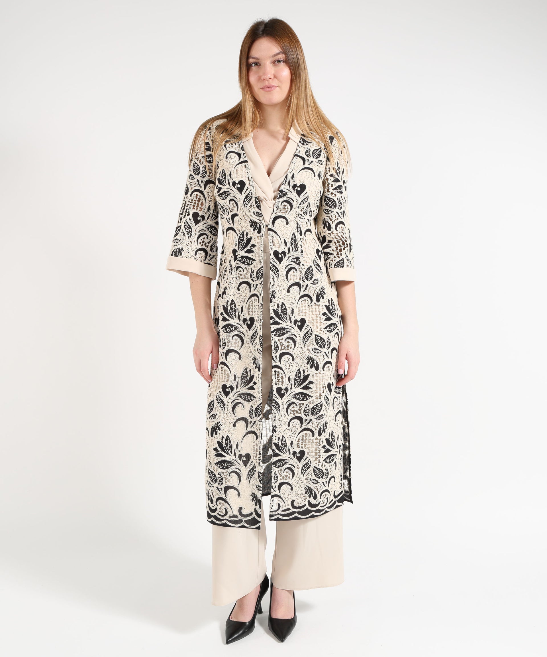 SONIA PENA Completo tuta e spolverino