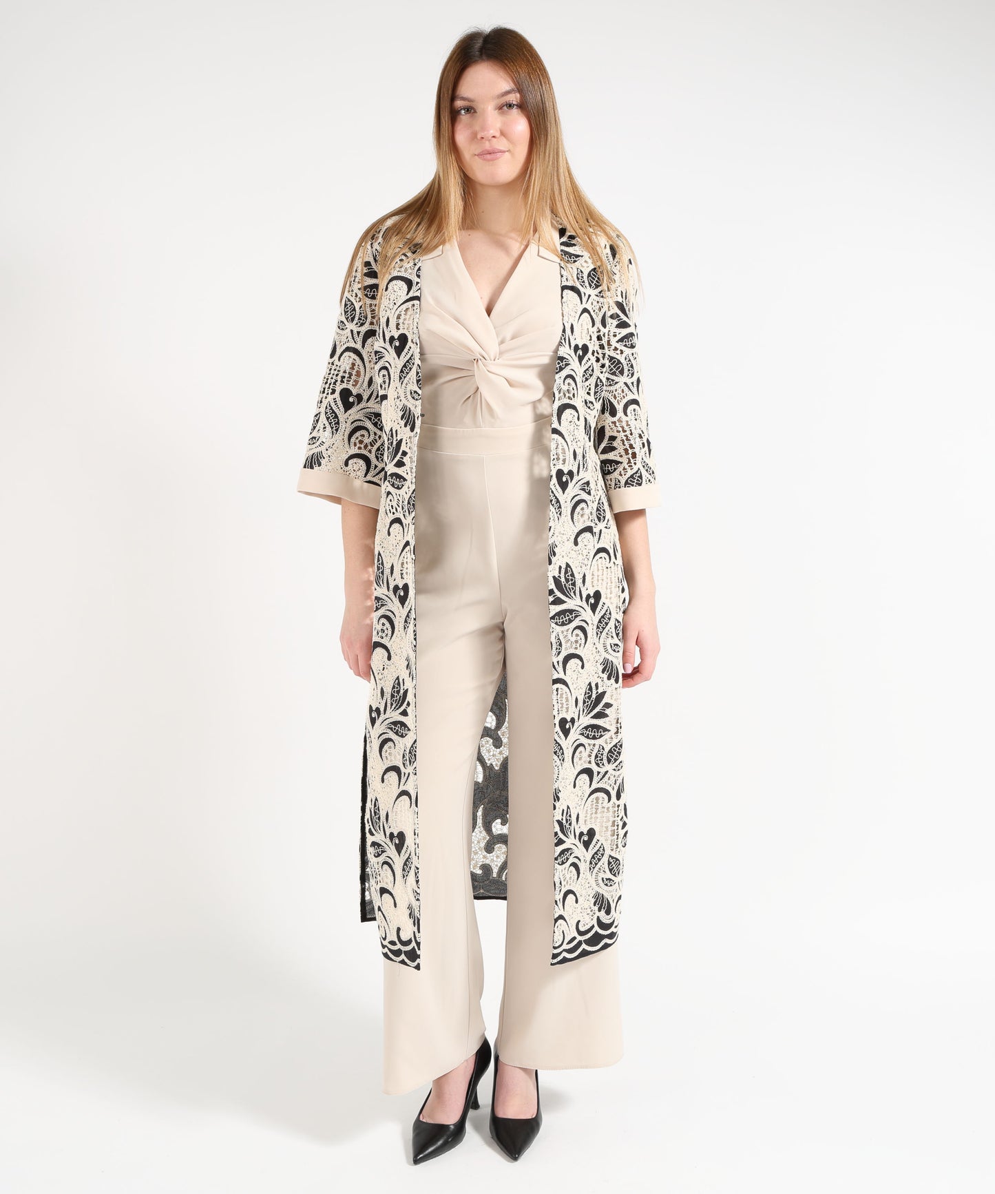 SONIA PENA Completo tuta e spolverino