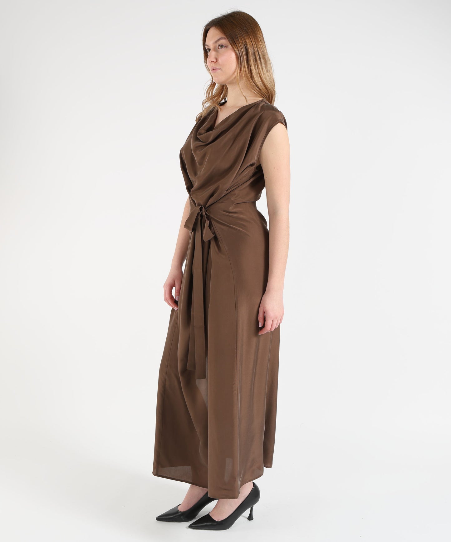 P.A.R.O.S.H. Dress with keyhole neckline