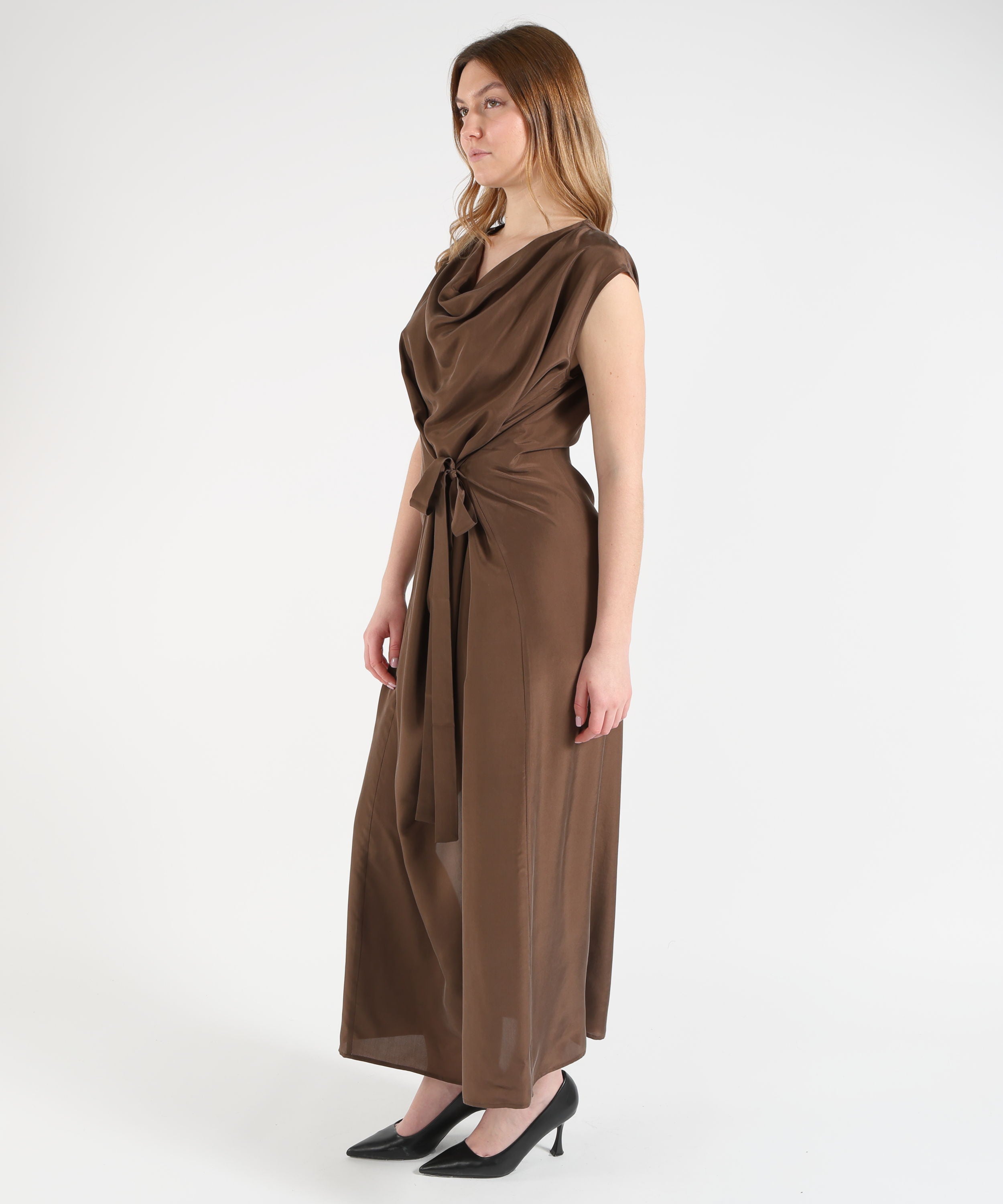 P.A.R.O.S.H. Dress with keyhole neckline