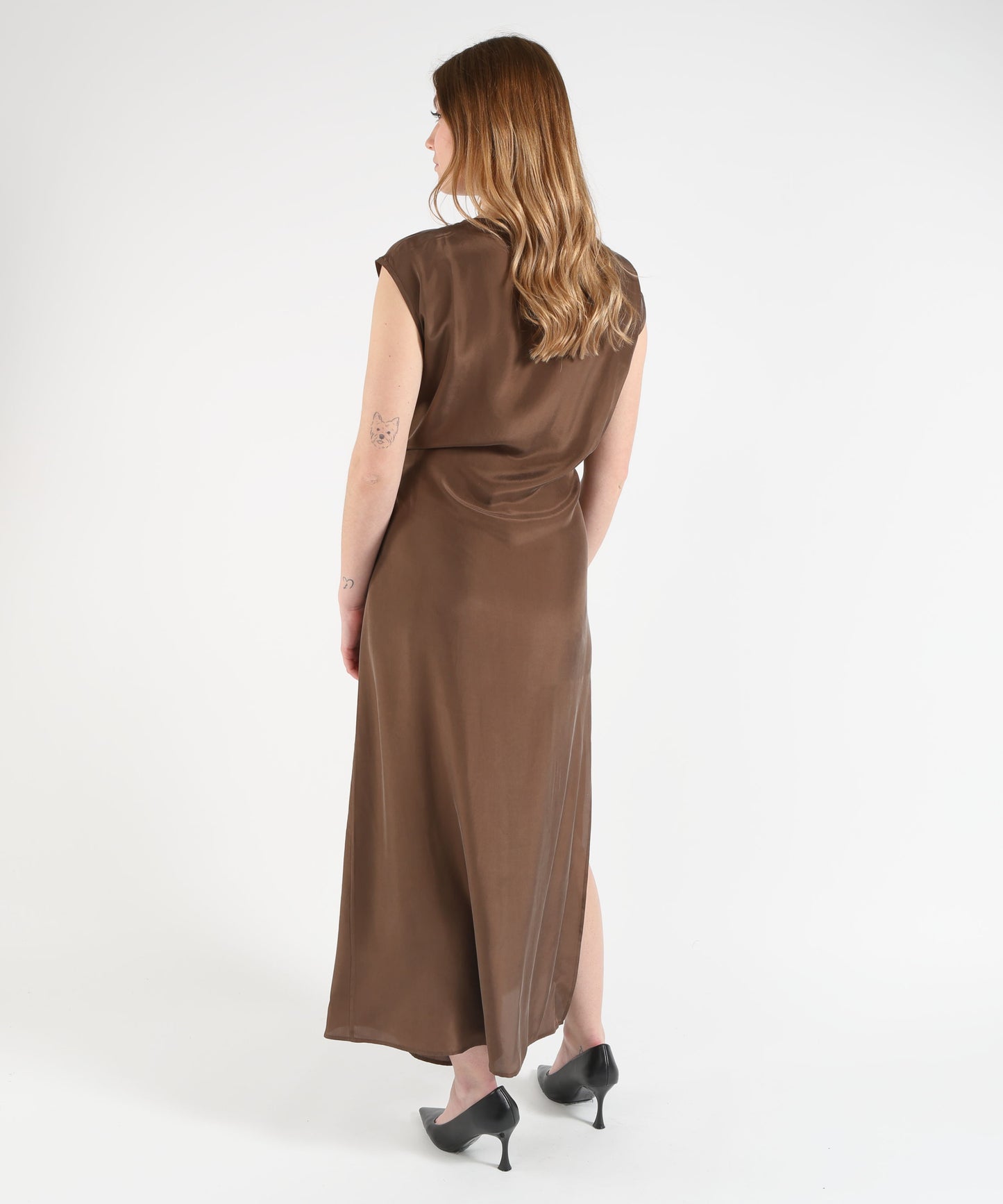 P.A.R.O.S.H. Dress with keyhole neckline