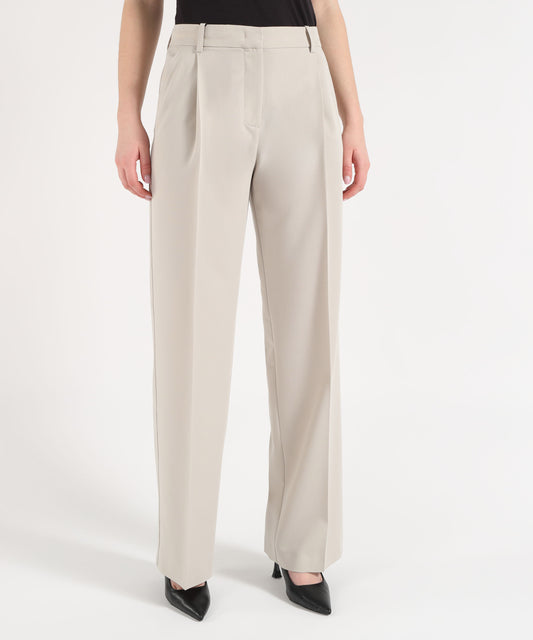 PINKO Pantaloni fluidi con piega stirata