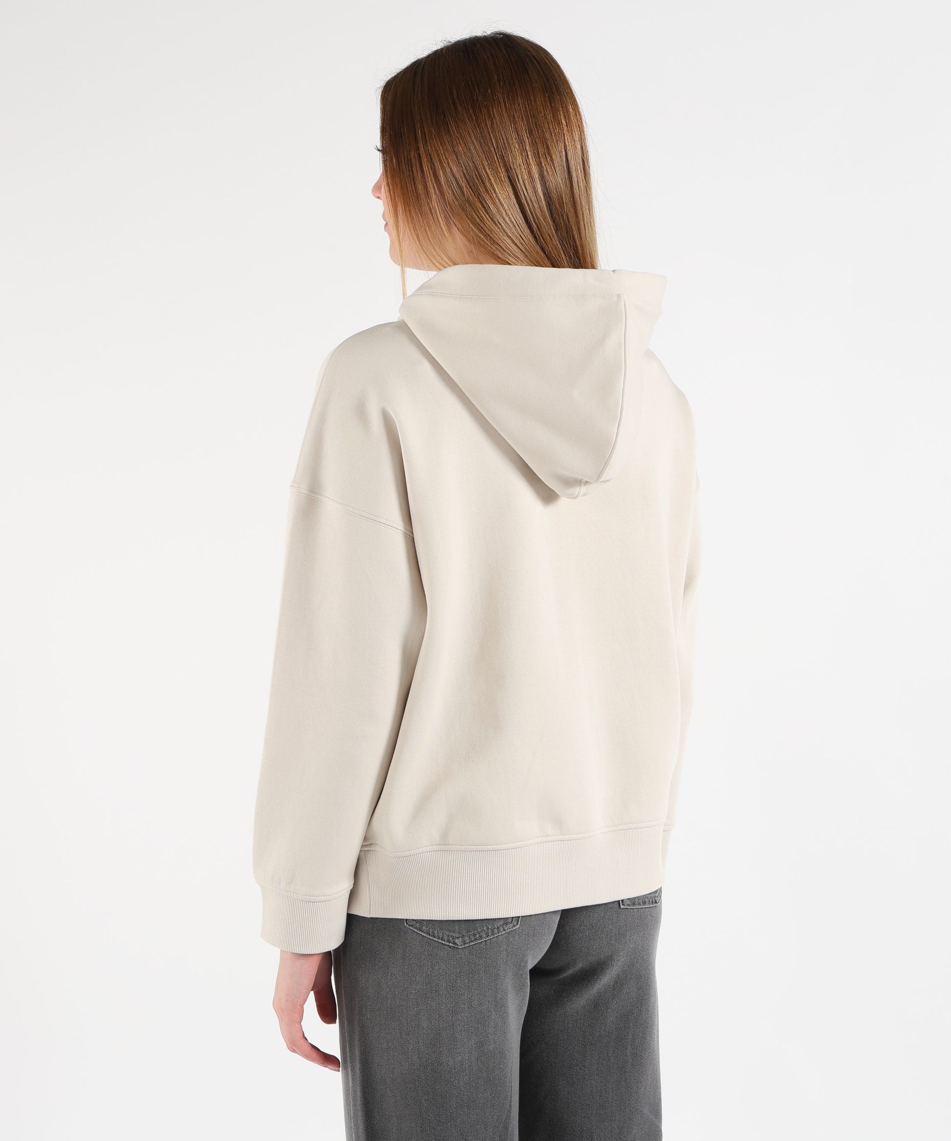 Felpe 'S MAX MARA Felpa con cappuccio andrea Ecru | 'S MAX MARA