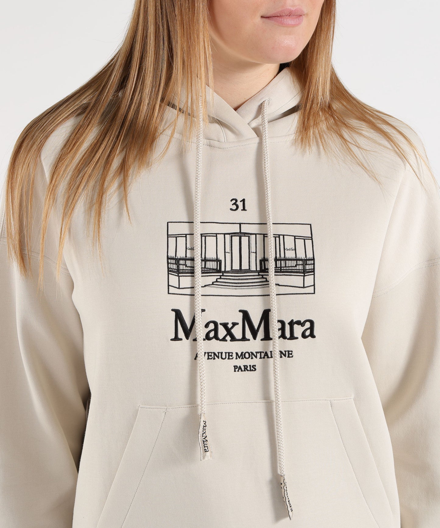 'S MAX MARA Felpa con cappuccio andrea